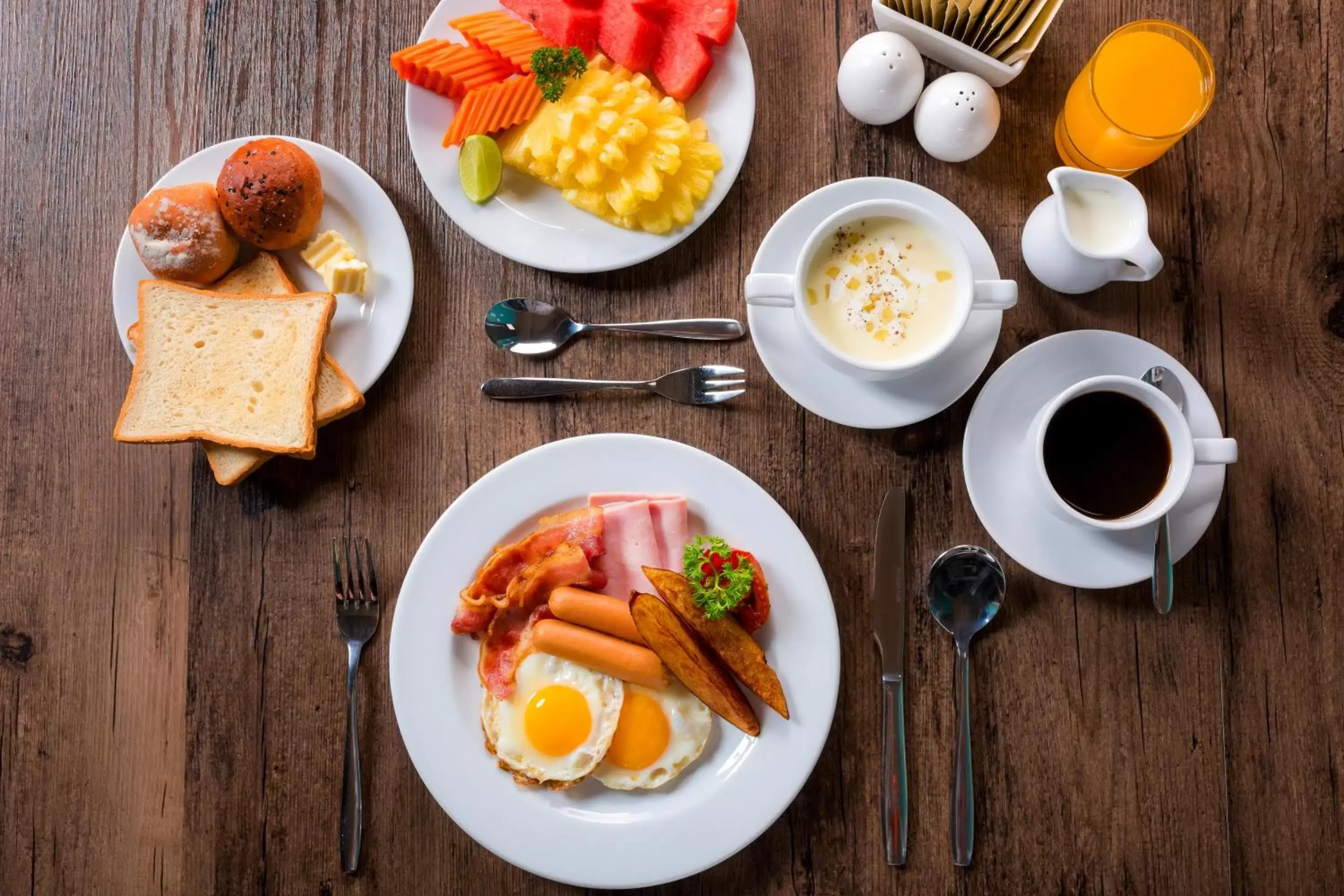 American breakfast, Breakfast in ibis Styles Bangkok Sukhumvit Phra Khanong