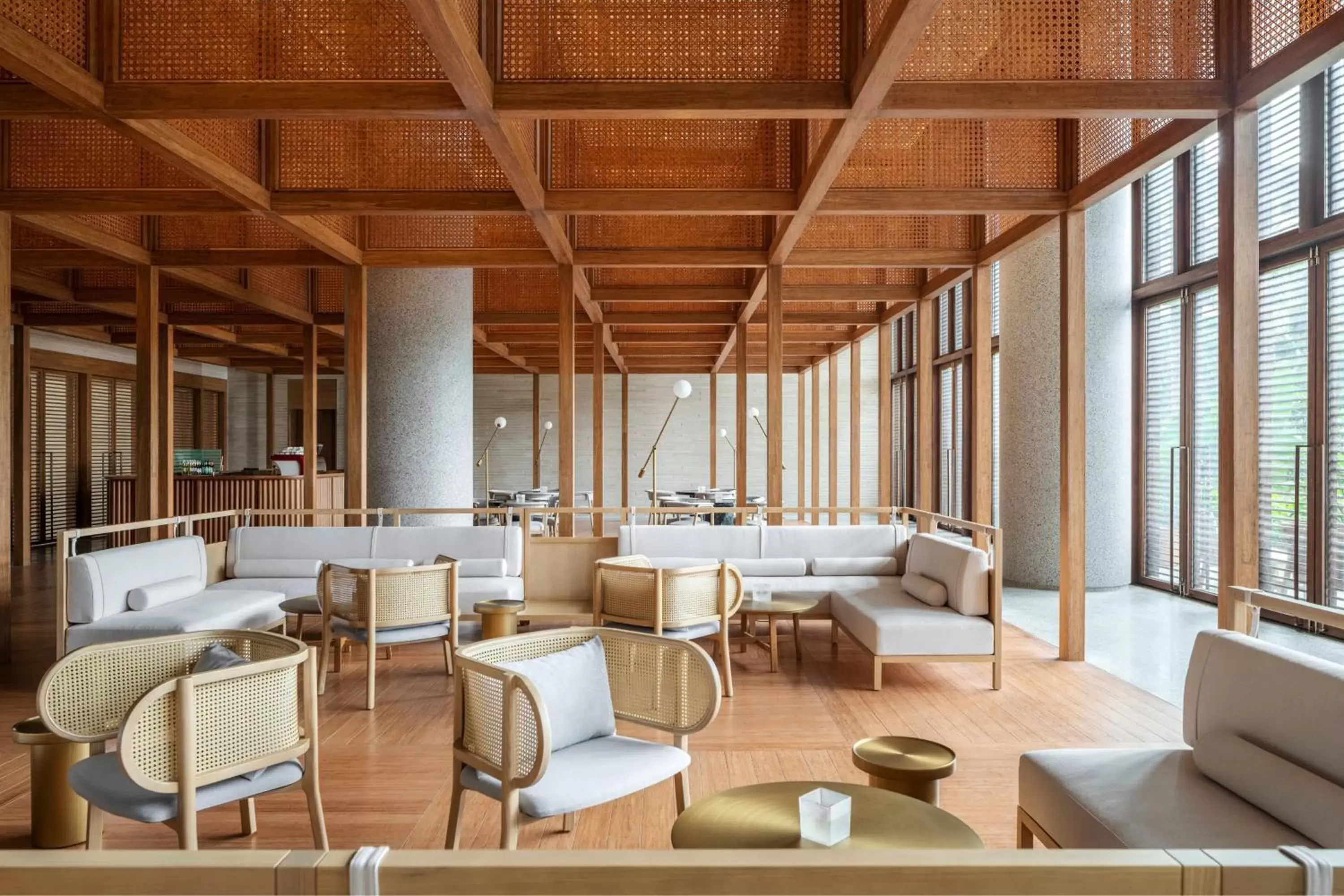 Lobby or reception, Lounge/Bar in The Taikang Sanya, a Tribute Portfolio Resort