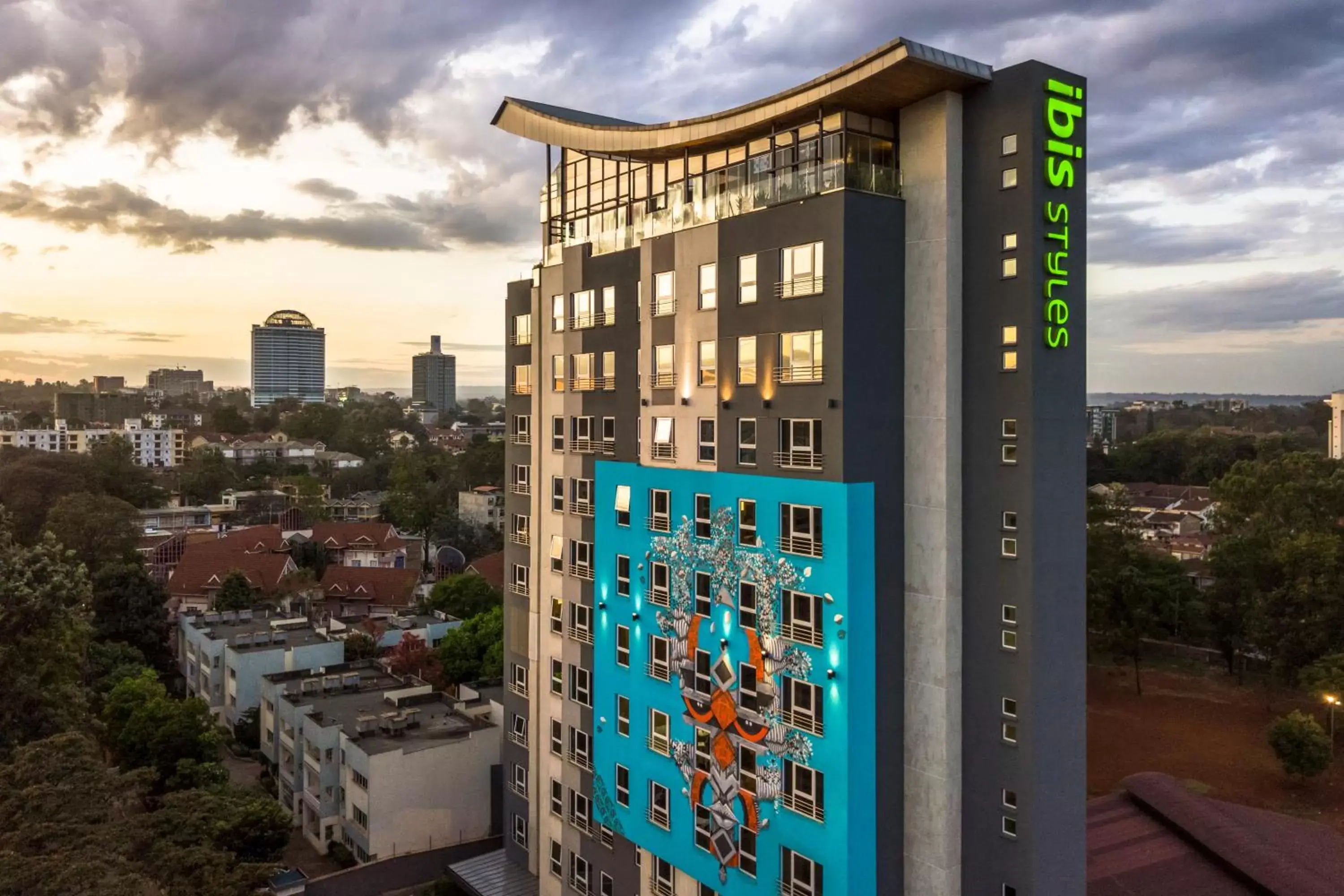 Bird's eye view in ibis Styles - Nairobi, Westlands Bird's eye view in ibis Styles - Nairobi, Westlands