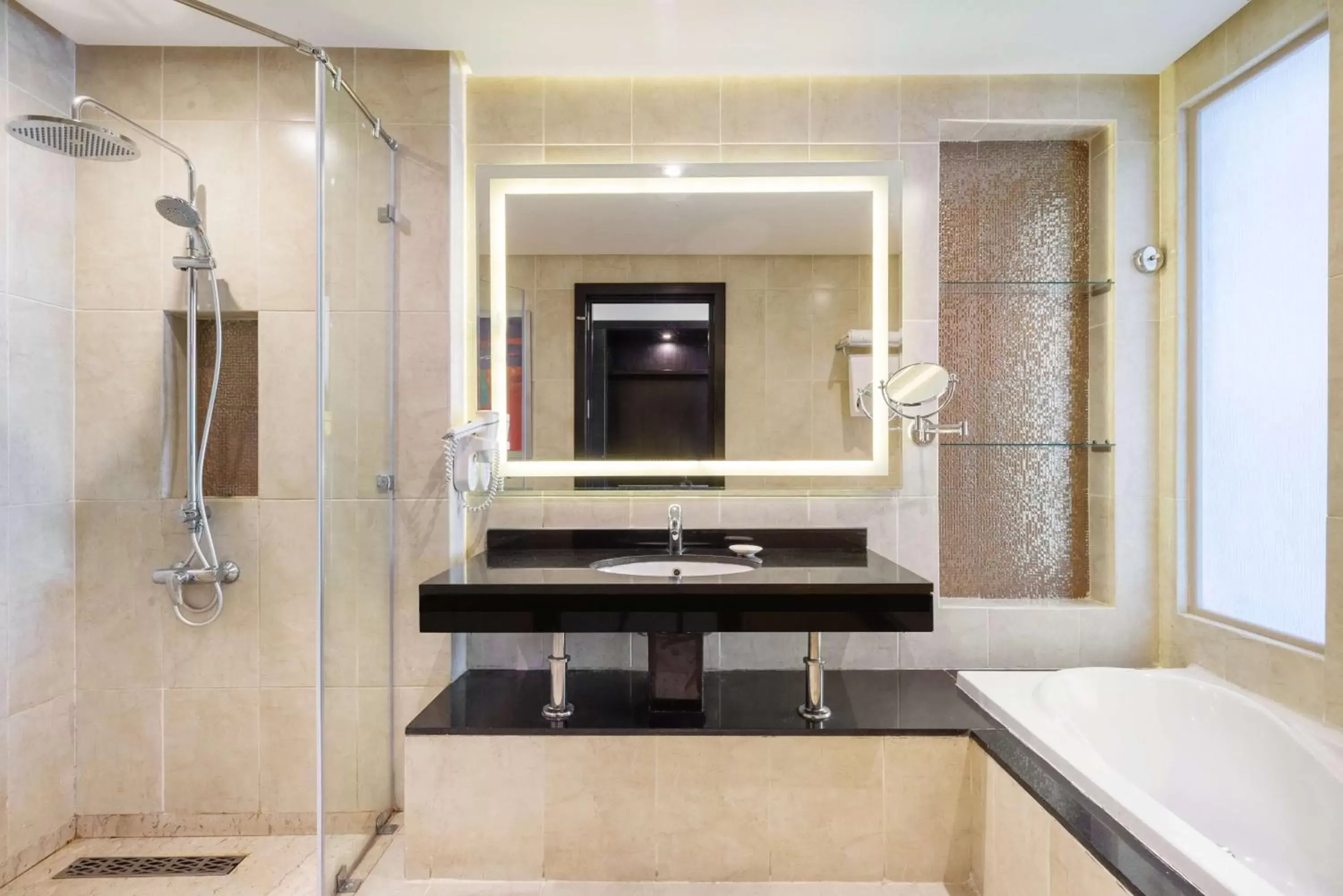 Bathroom in Radisson Blu Hotel Alexandria