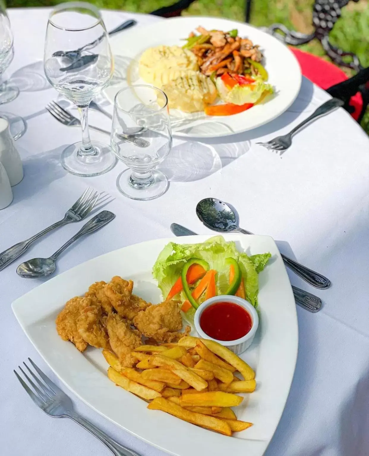 Food and drinks, Lunch and Dinner in Jamaica Palace Hotel