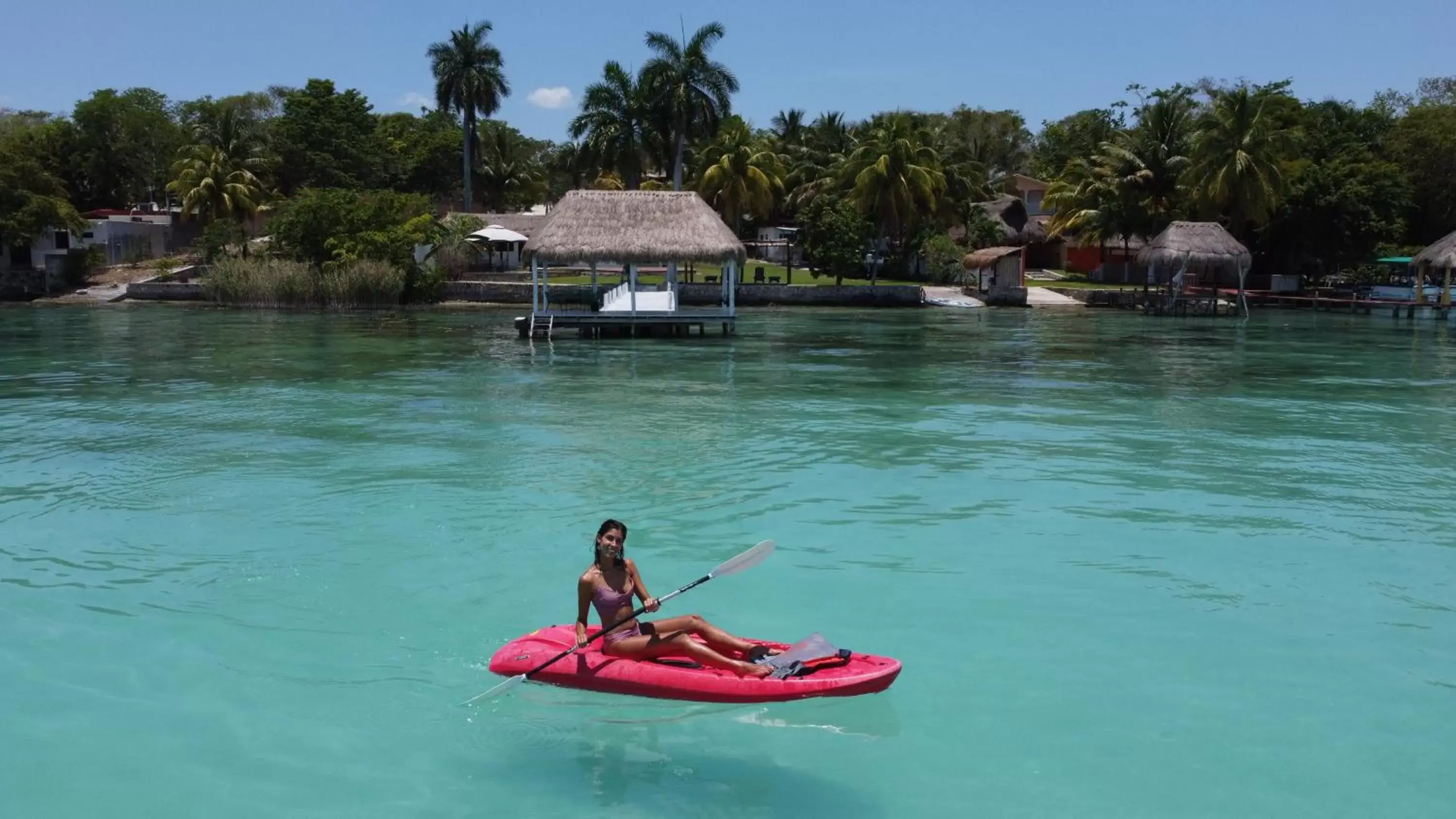 Activities, Canoeing in Royal Palm Bacalar Cabañas & Lagoon Club