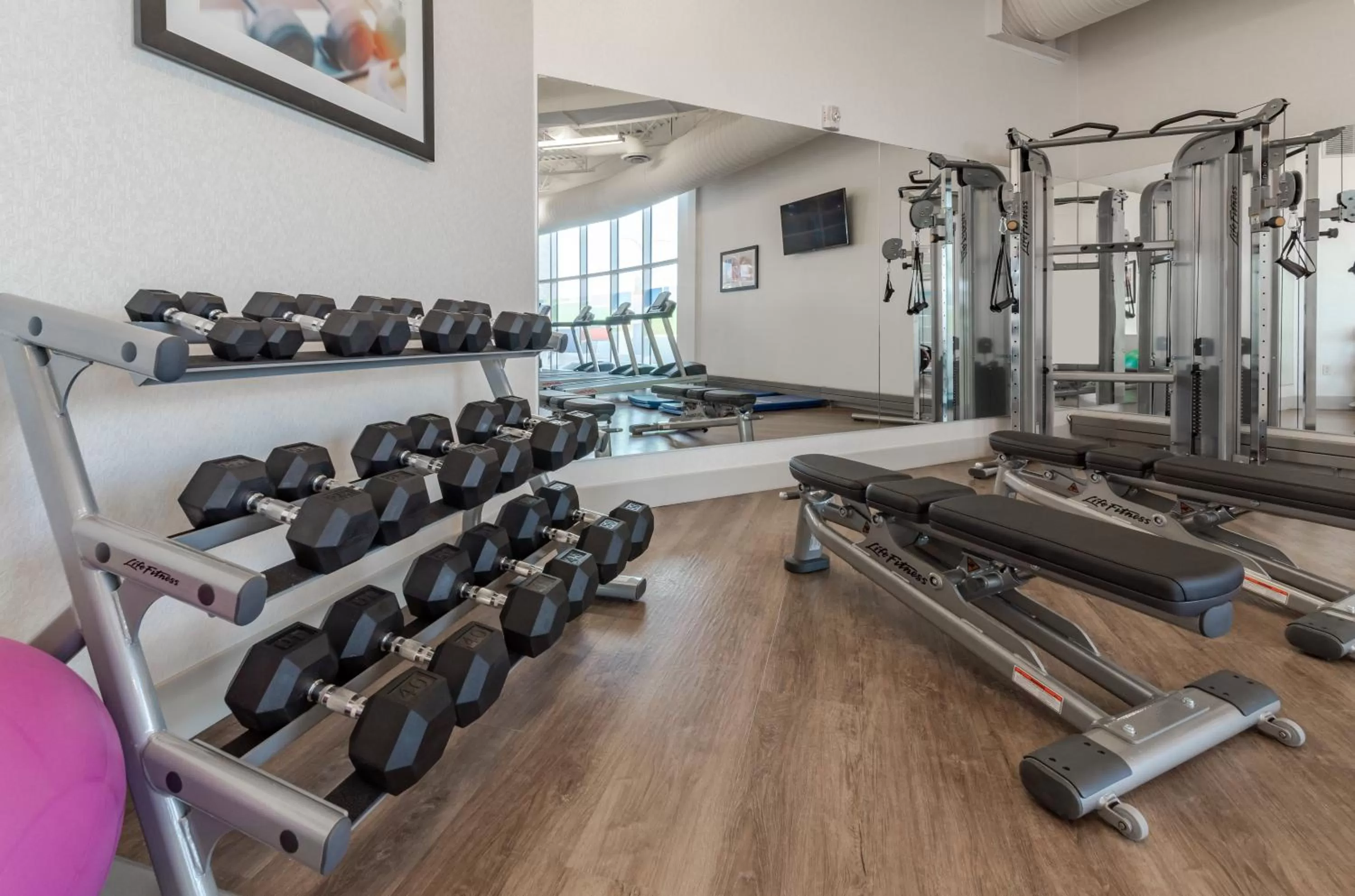 Fitness centre/facilities in Holiday Inn Express & Suites - Saskatoon East - University by IHG