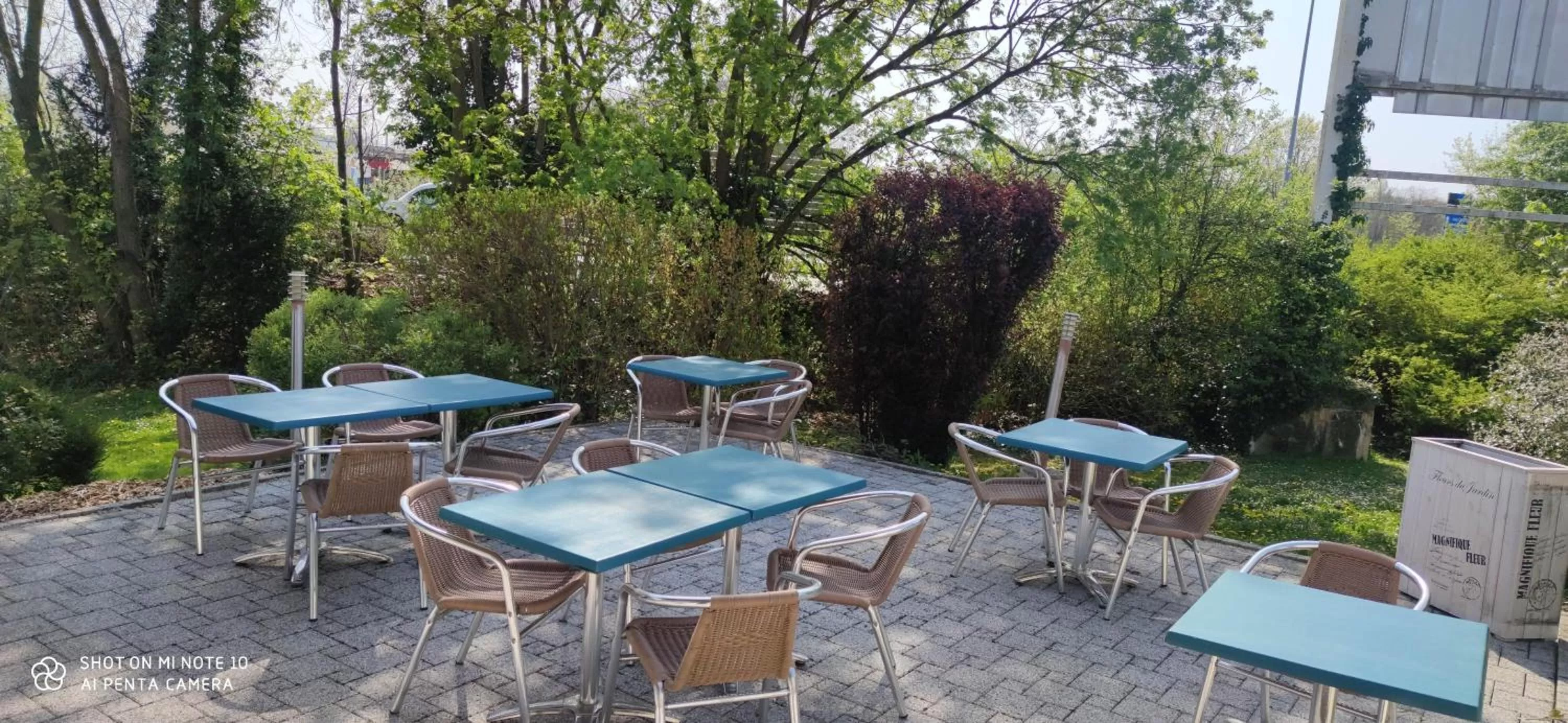 Balcony/Terrace in Kyriad Mulhouse Est - Lutterbach