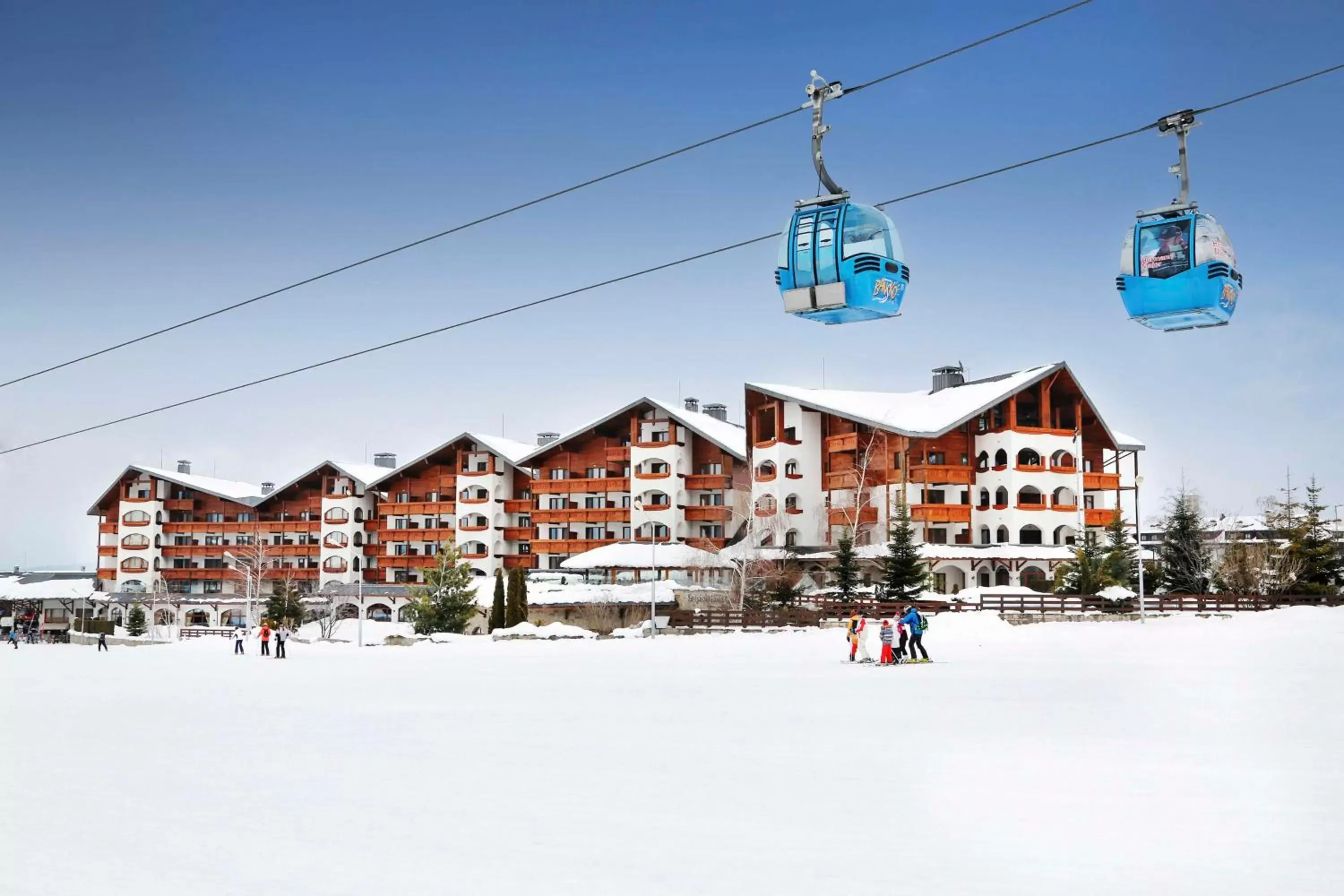 Property building, Winter in Kempinski Hotel Grand Arena Bansko