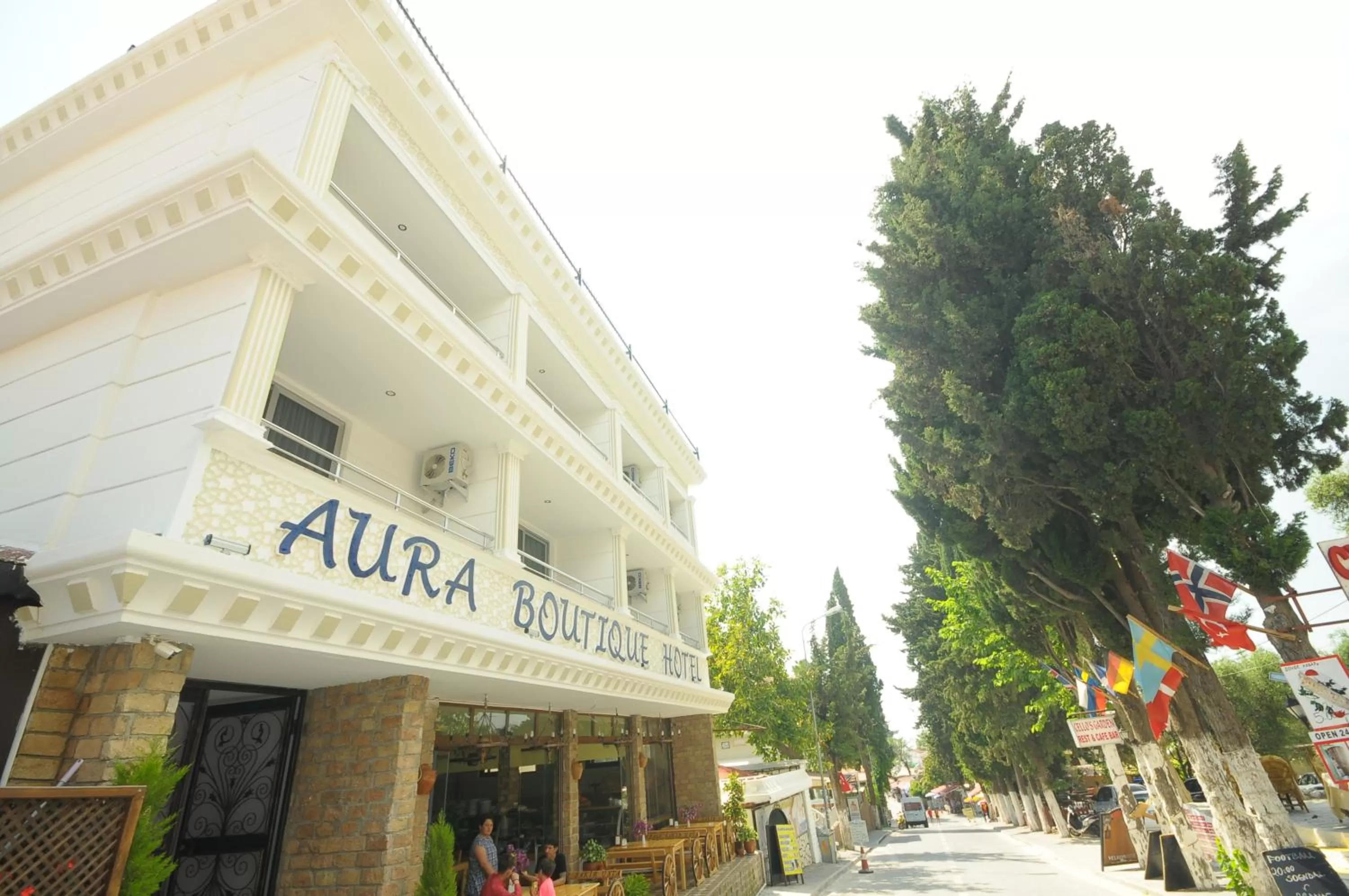 Facade/entrance in Aura Boutique Hotel