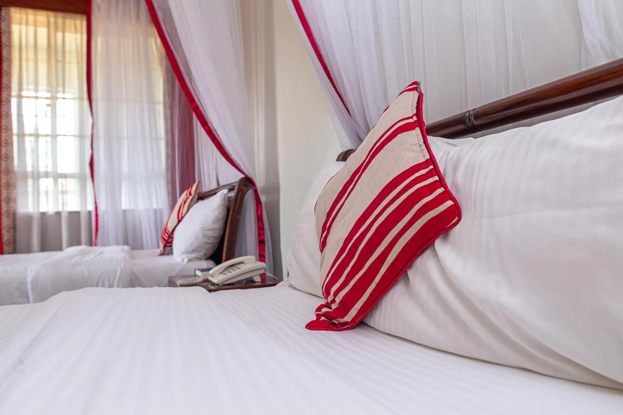 Photo of the whole room, Bed in Desmond Tutu Conference Centre