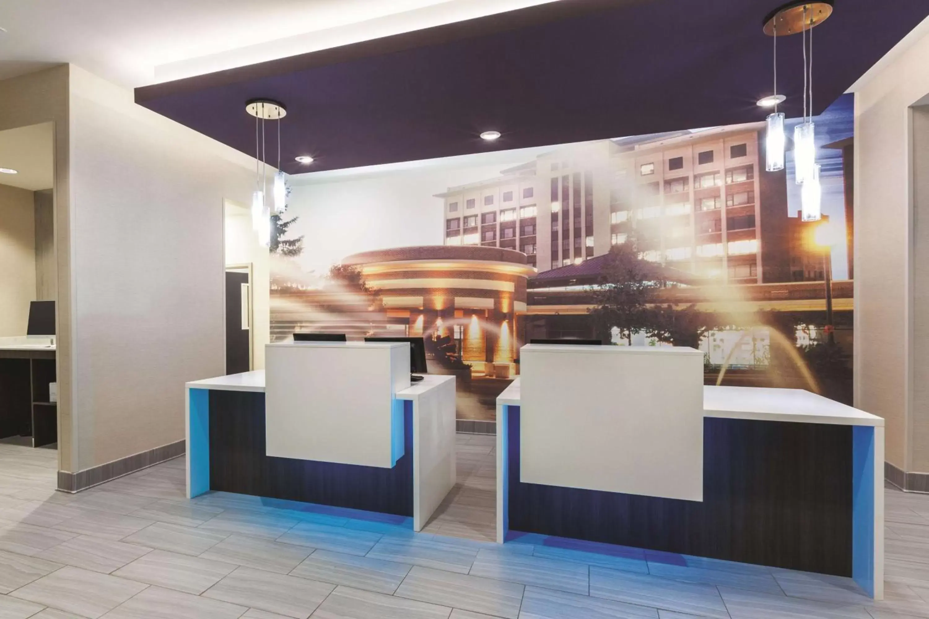 Lobby or reception in La Quinta by Wyndham Terre Haute Lobby or reception in La Quinta by Wyndham Terre Haute