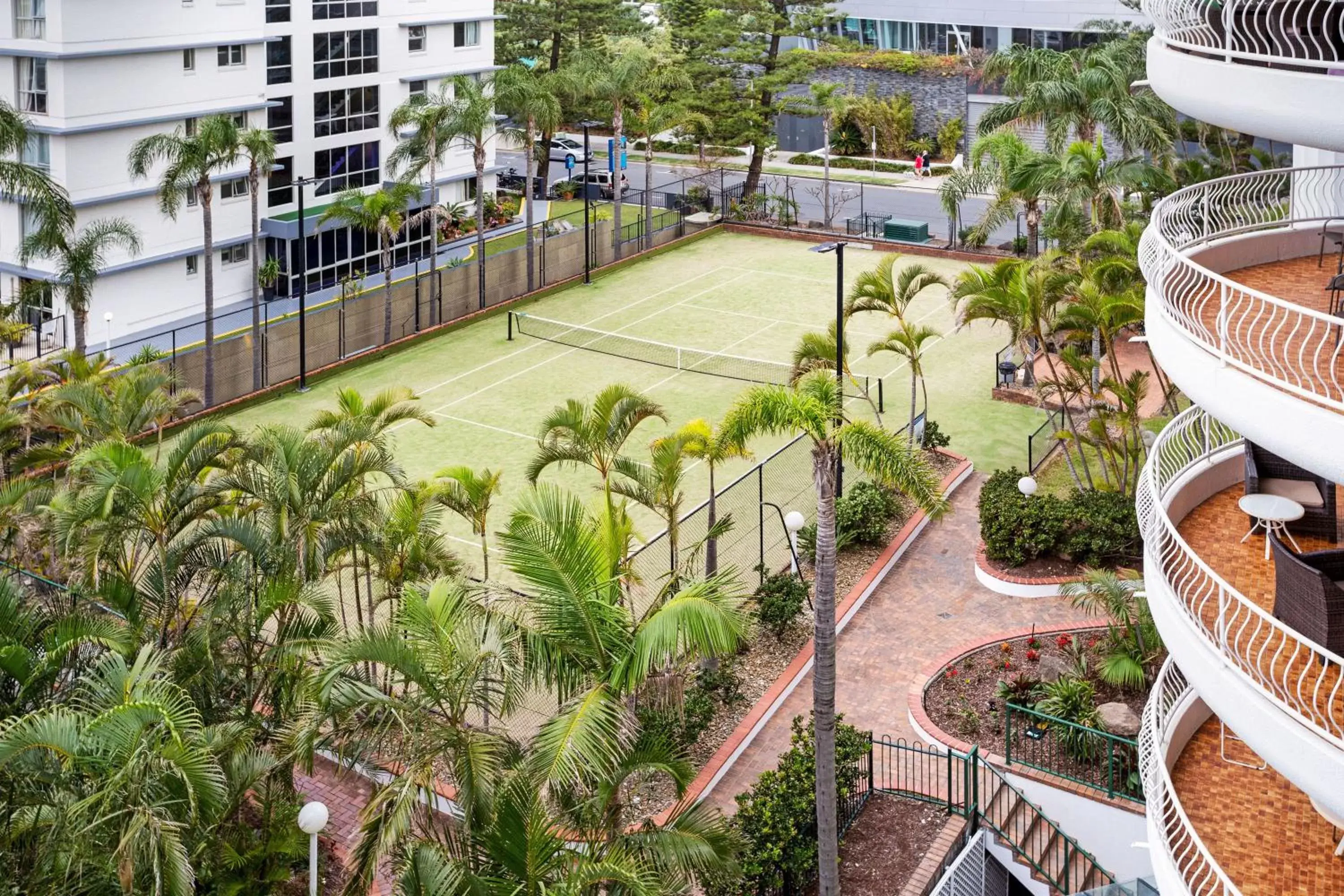 Tennis court in Aegean Resort Apartments