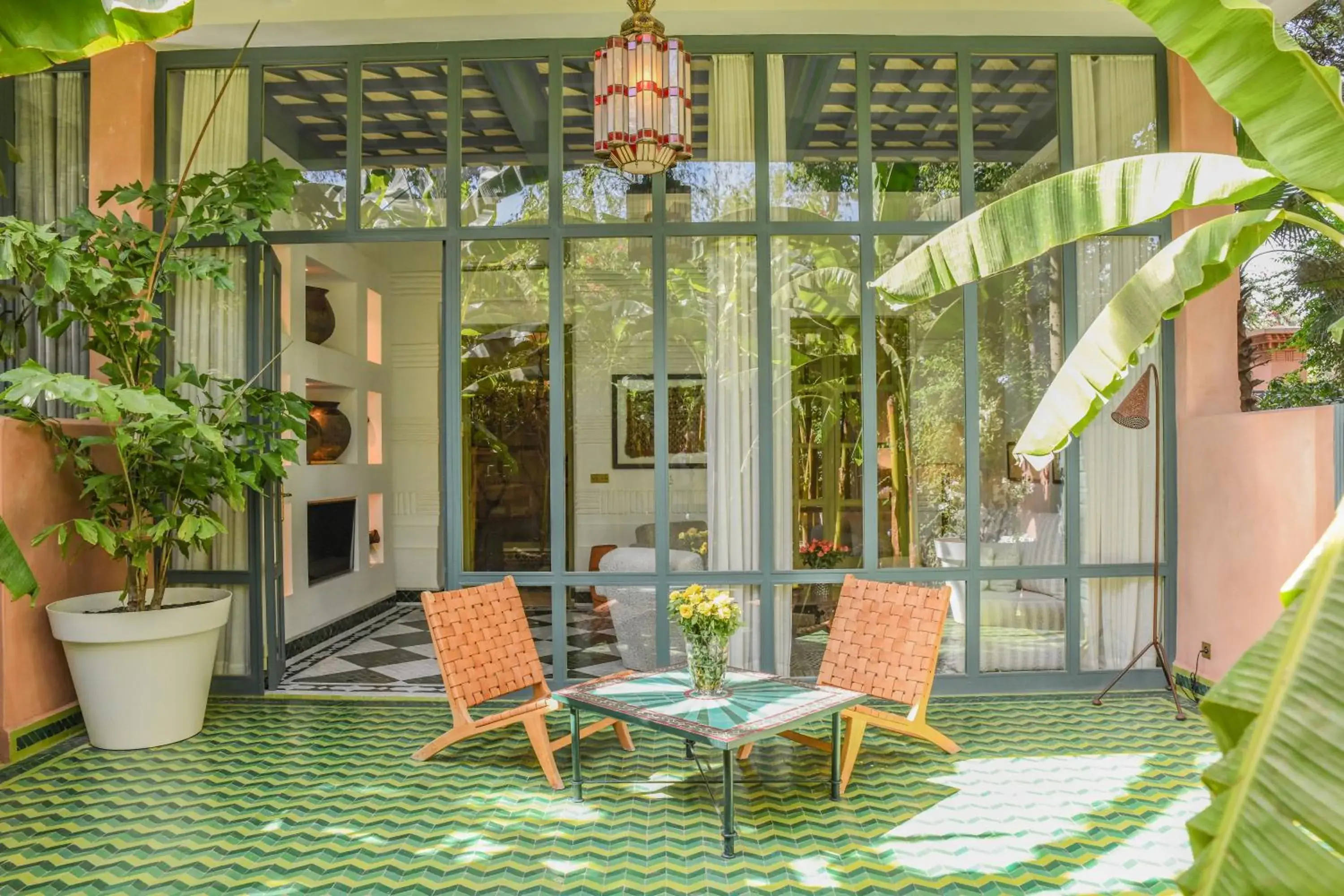 Living room in Dar Rhizlane, Palais Table d'hôtes & SPA