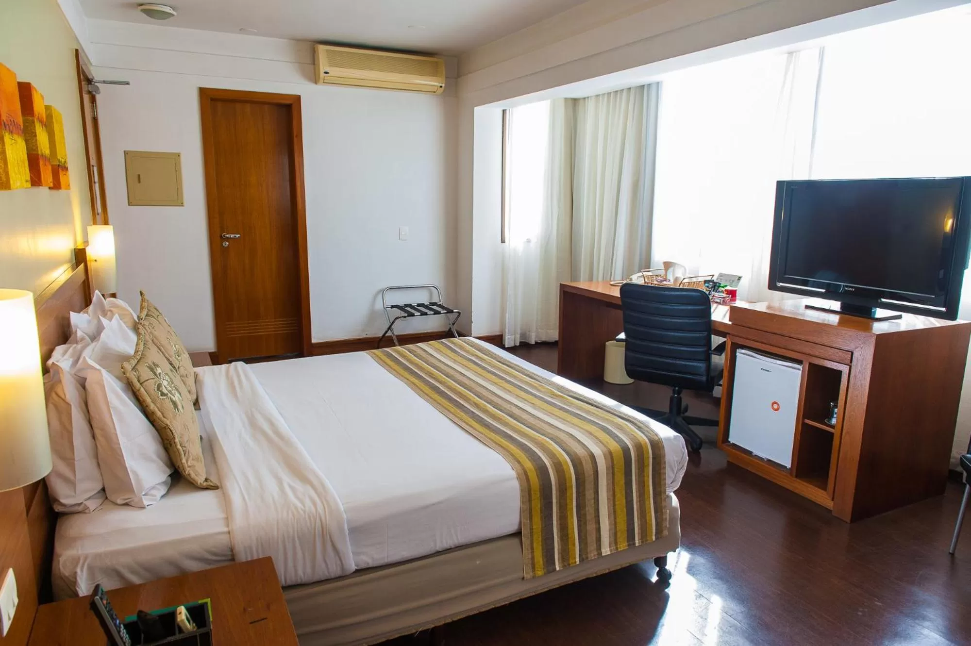 Bed in Slaviero Porto Alegre Moinhos