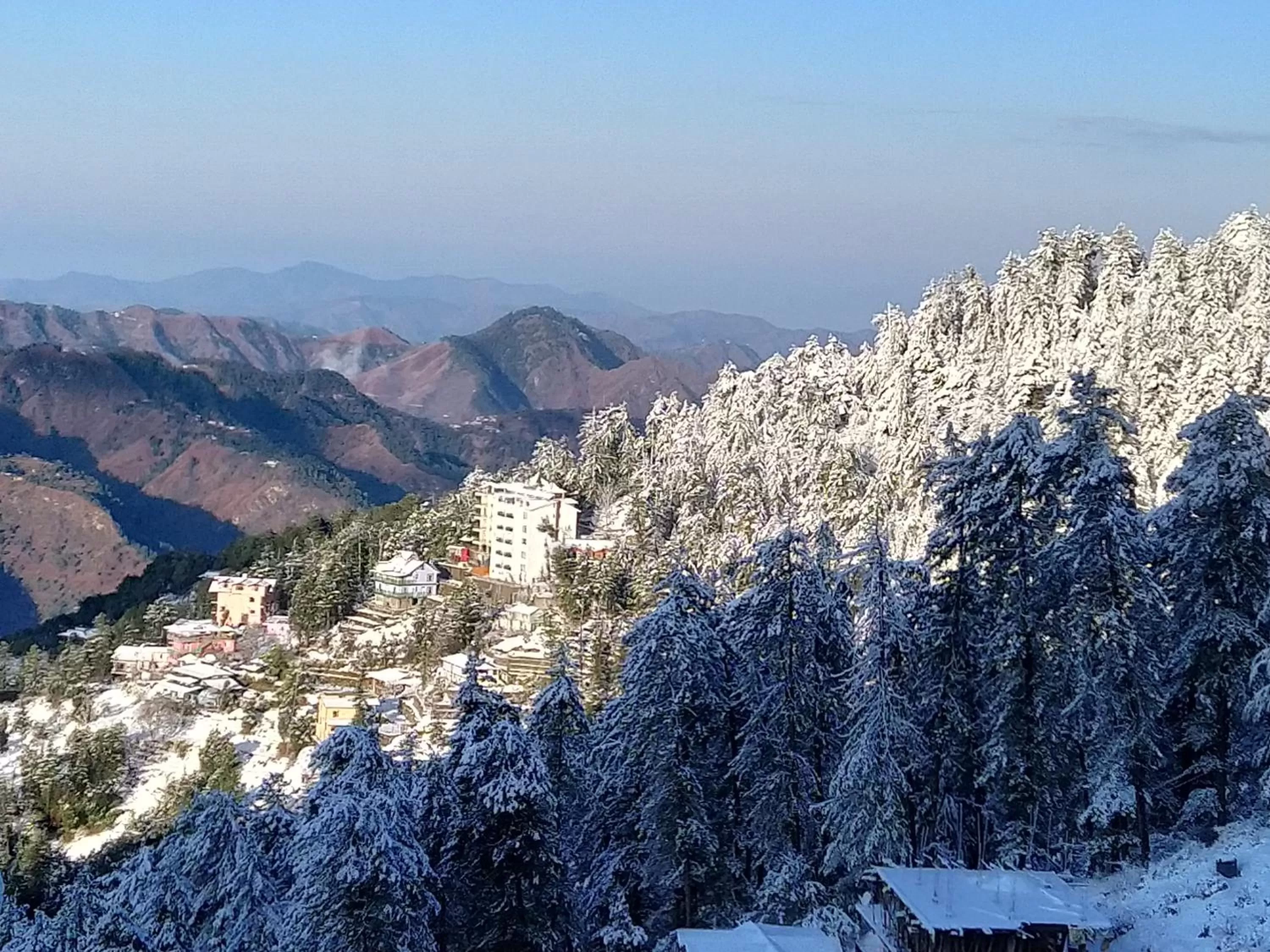 Natural landscape, Winter in The Retreat Mashobra, Shimla