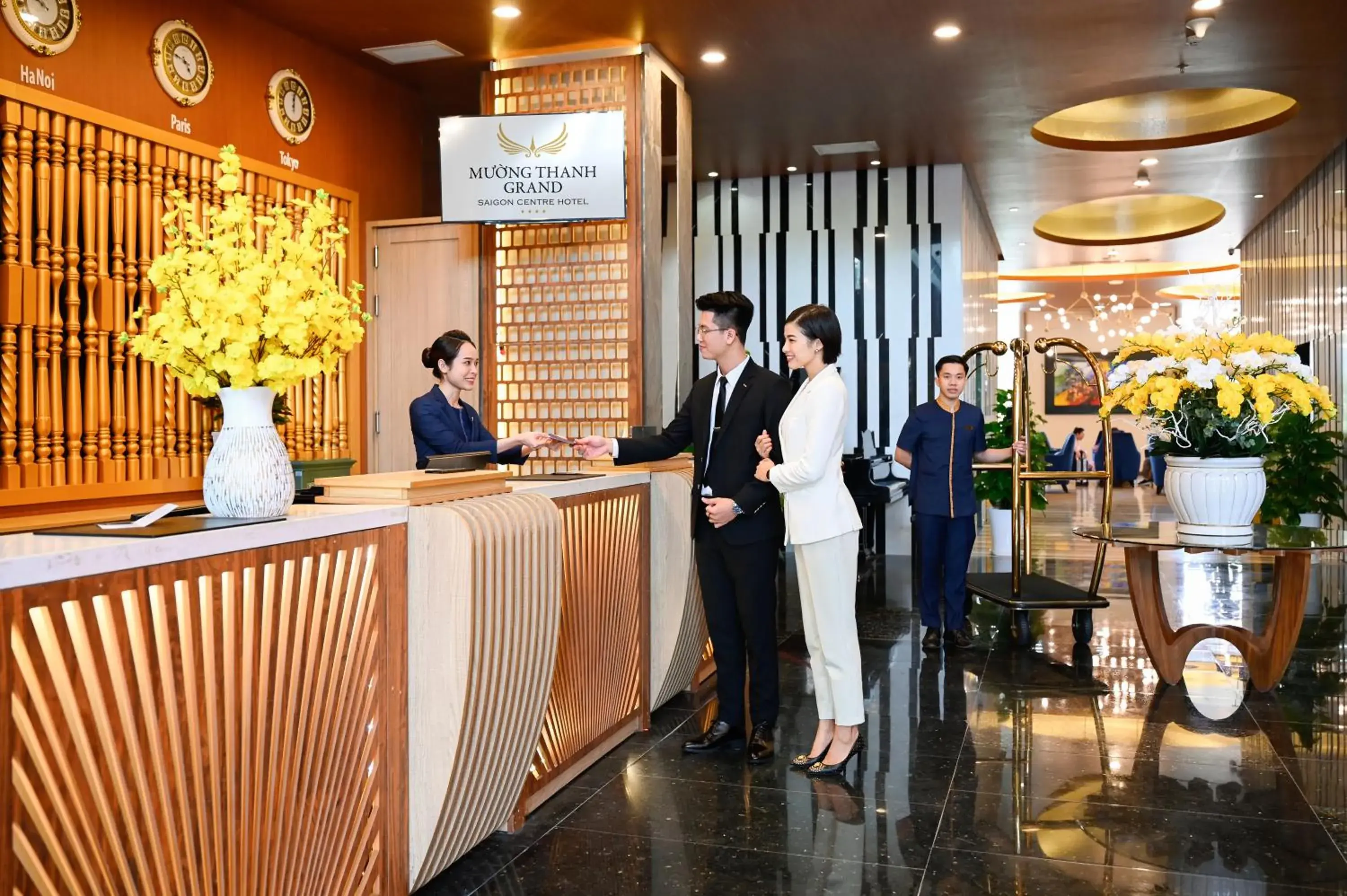 Staff in Muong Thanh Grand Saigon Centre Hotel