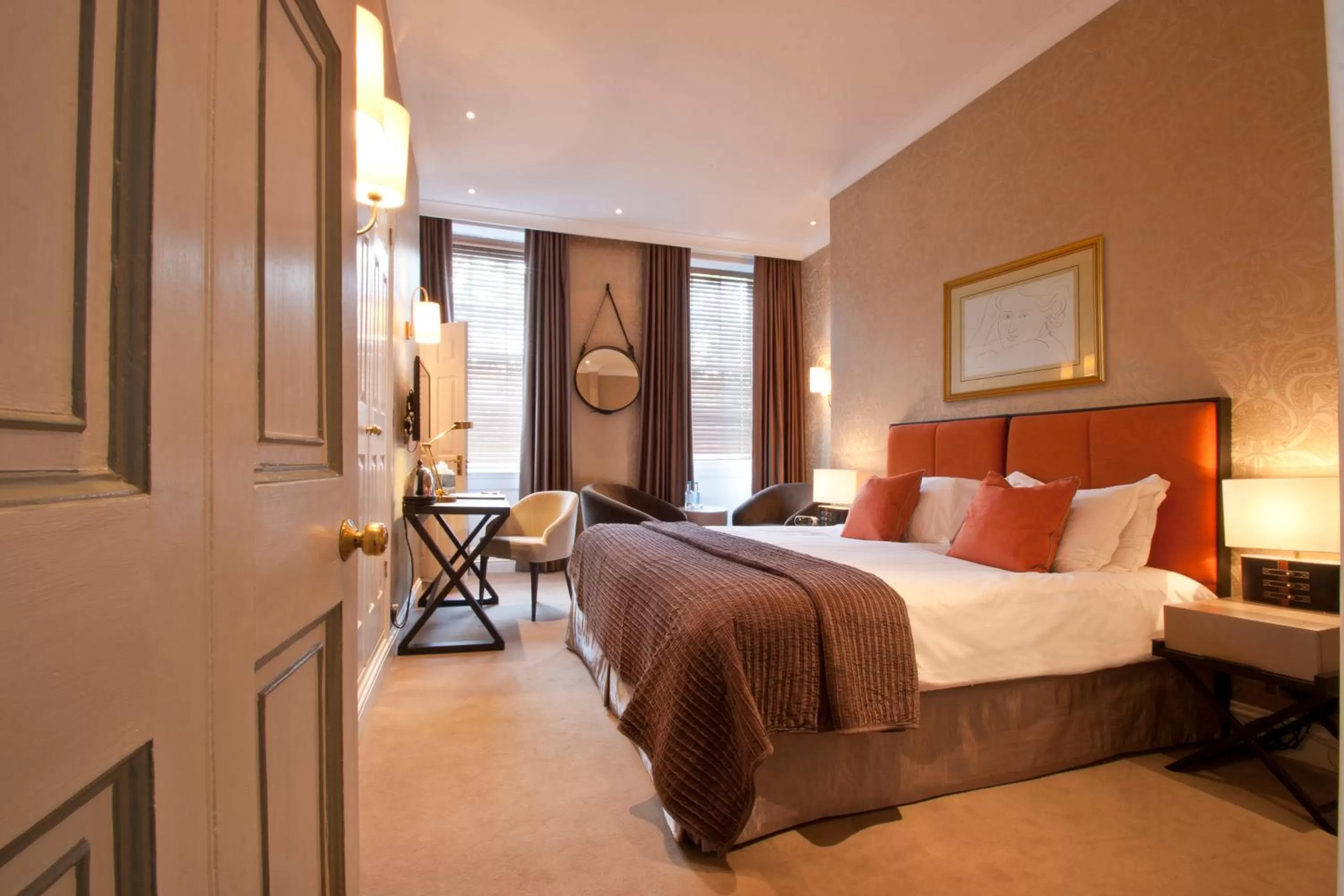 Bedroom, Bed in St Michael's Manor Hotel - St Albans