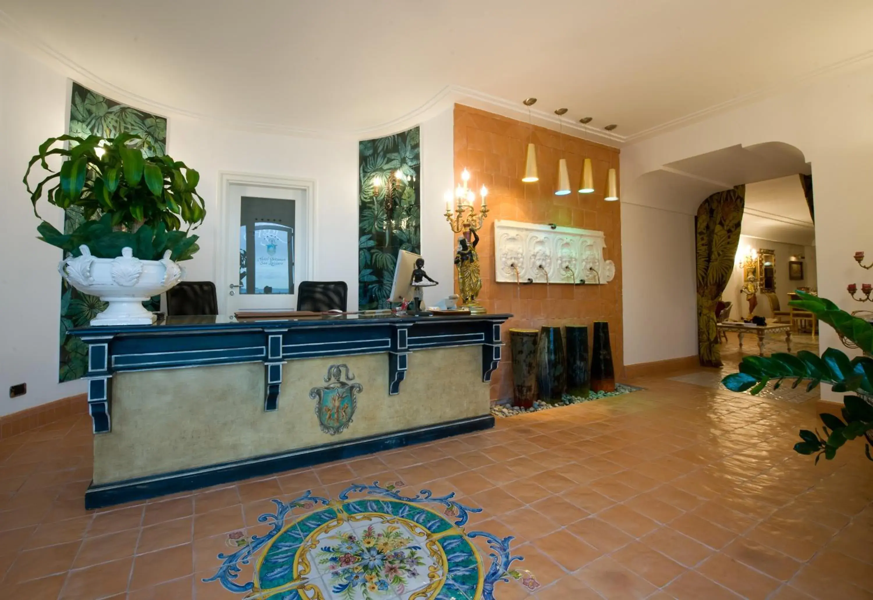 Lobby or reception in Hotel Botanico San Lazzaro Lobby or reception in Hotel Botanico San Lazzaro
