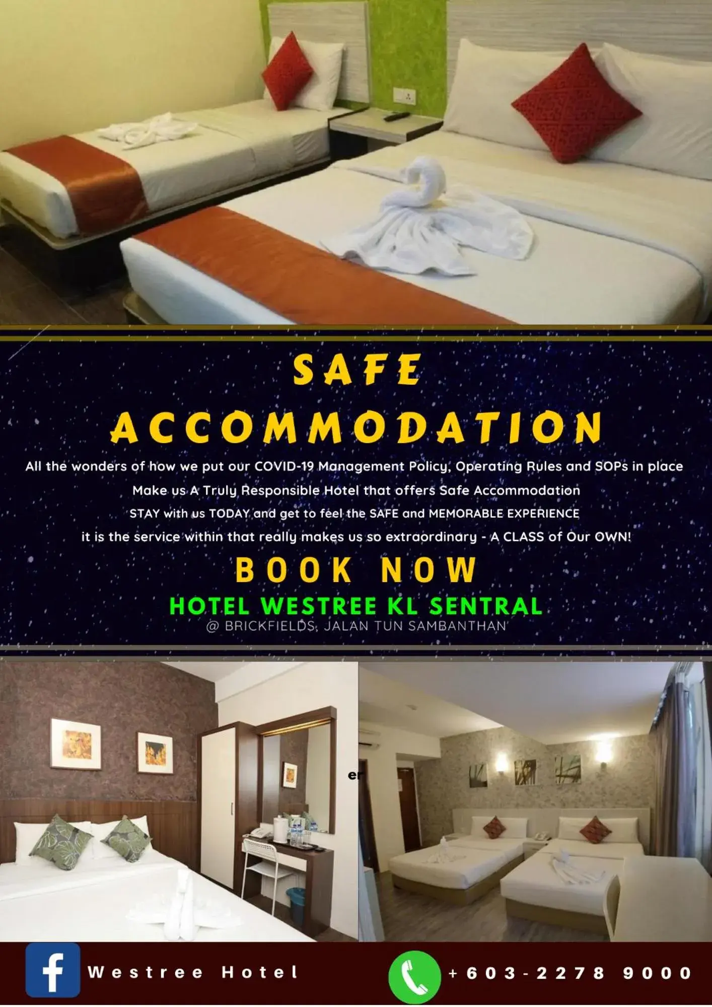 Property building, Bed in Hotel Westree KL Sentral Property building, Bed in Hotel Westree KL Sentral