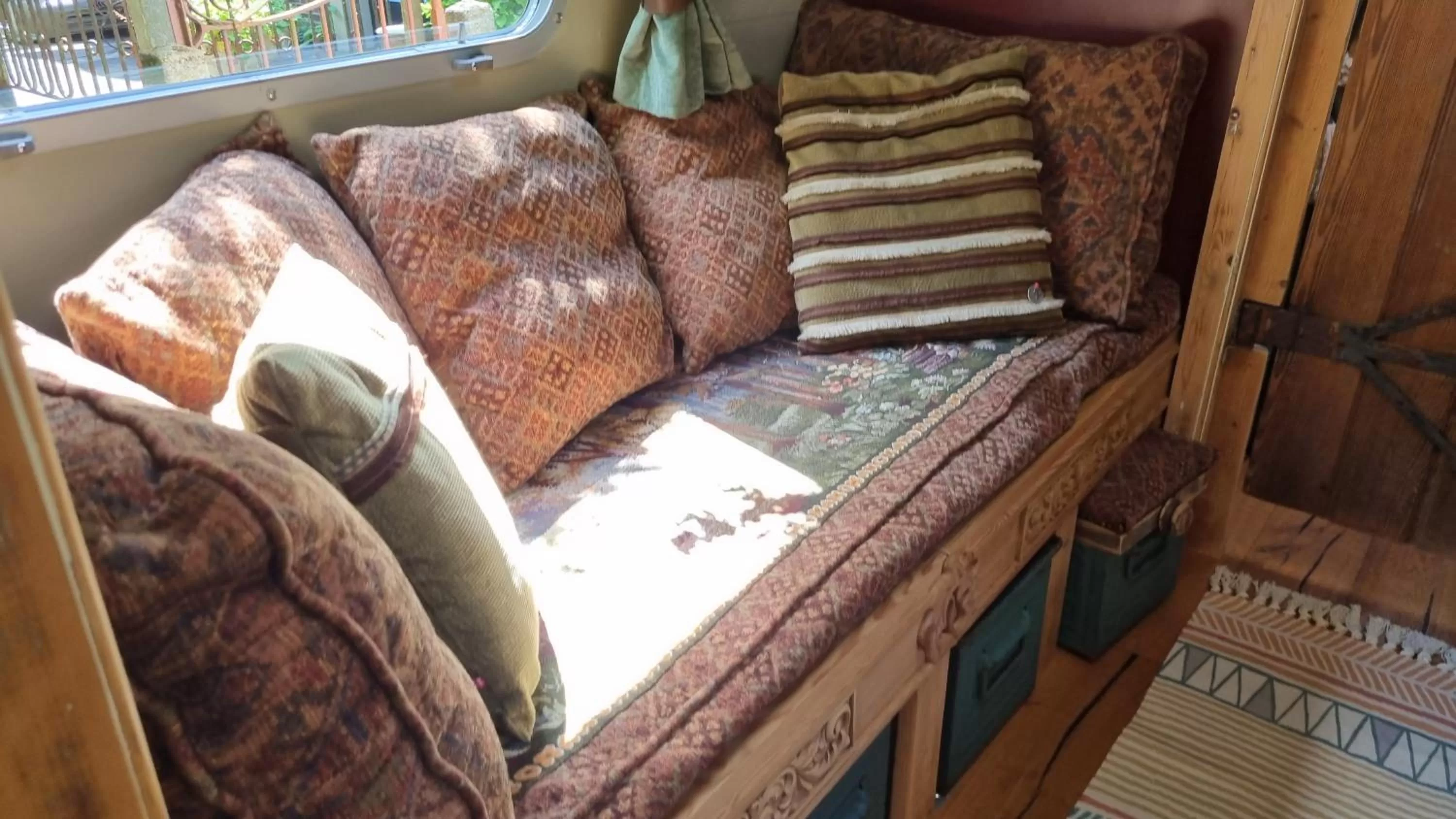 Seating Area in AirstreamNB