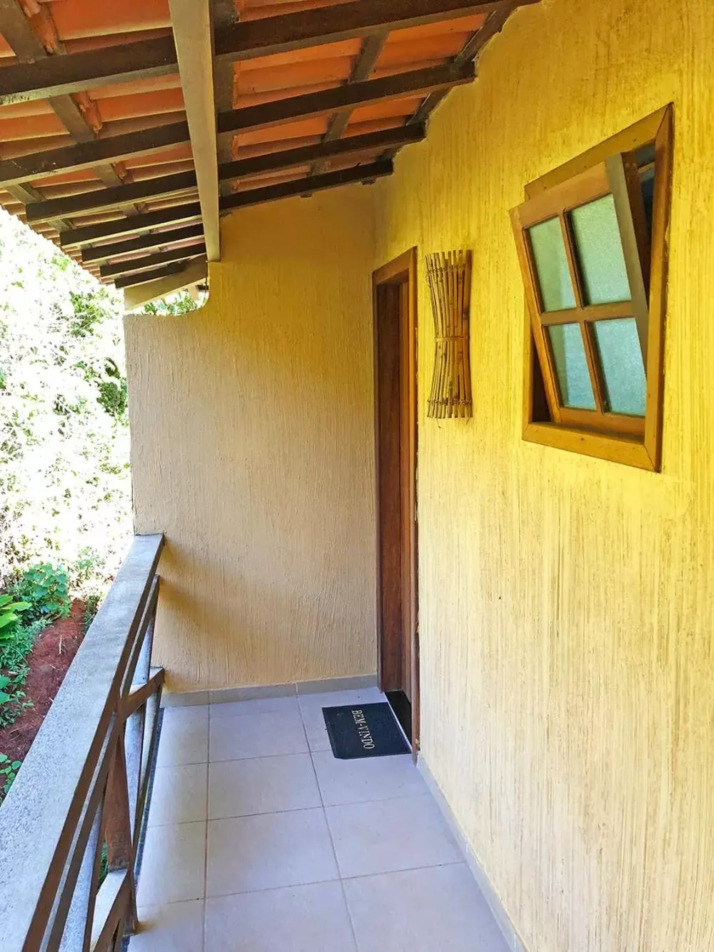 Balcony/Terrace in Pousada Amancay