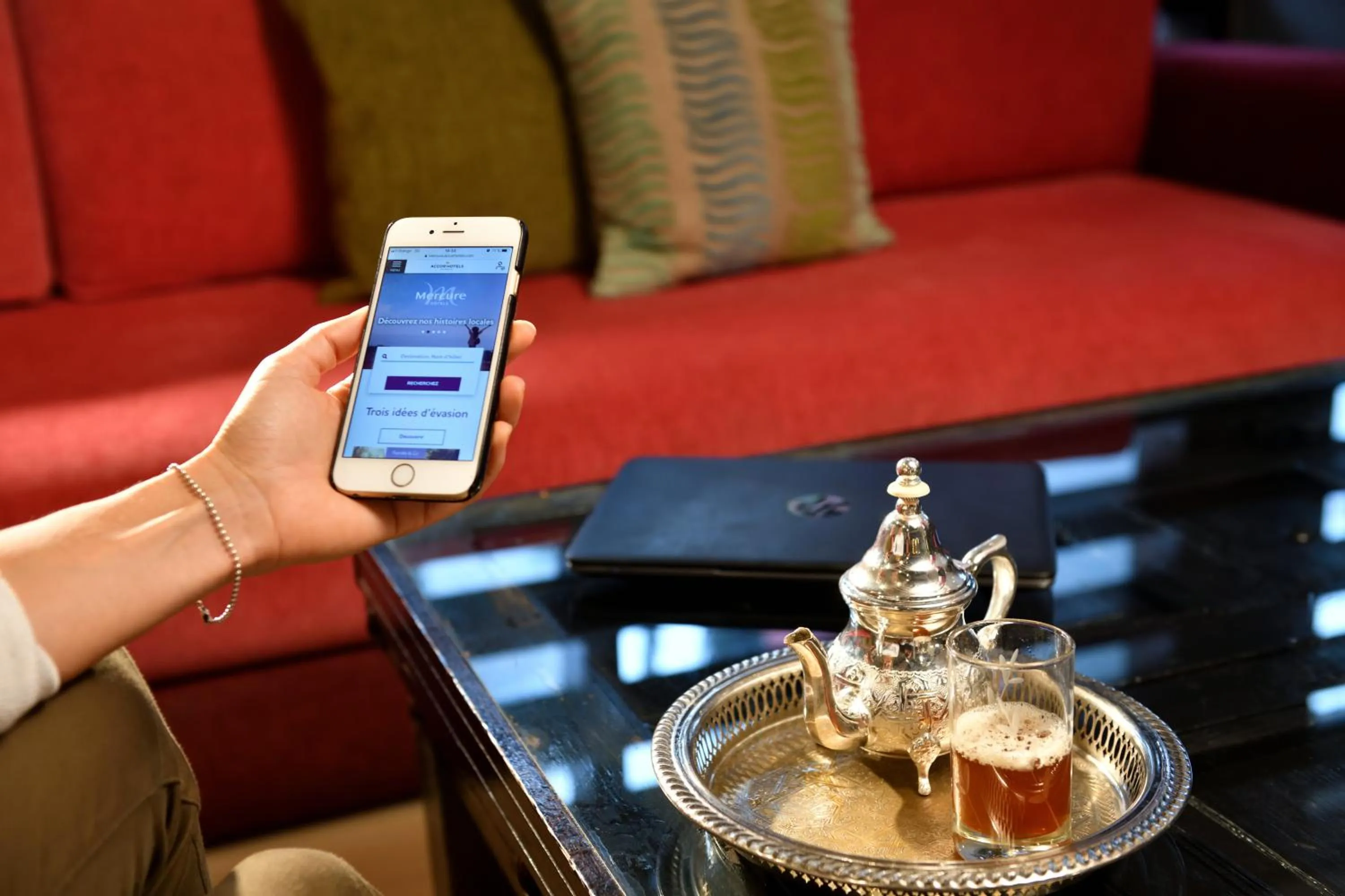 Living room in Mercure Shéhérazade Rabat
