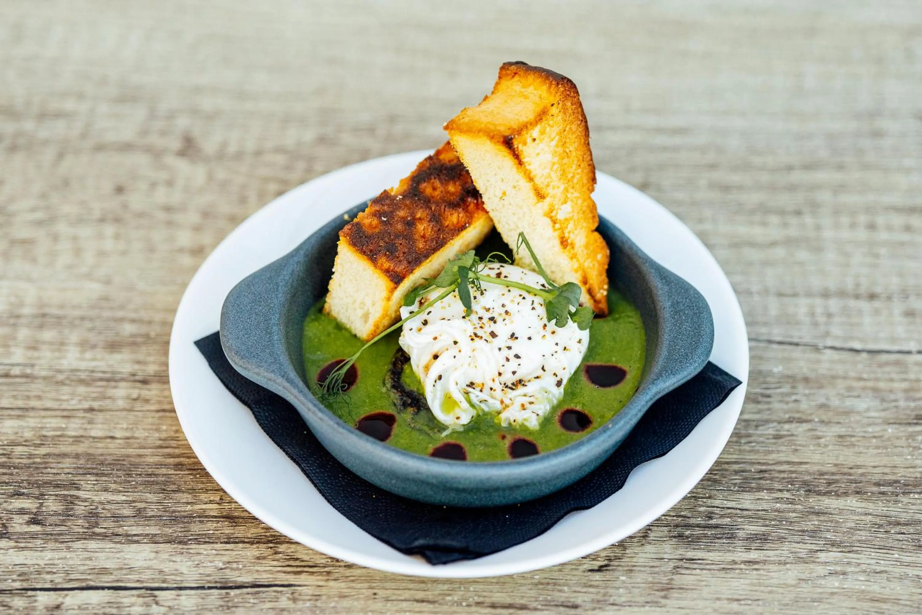 Food close-up in Sherbrooke Castle Hotel
