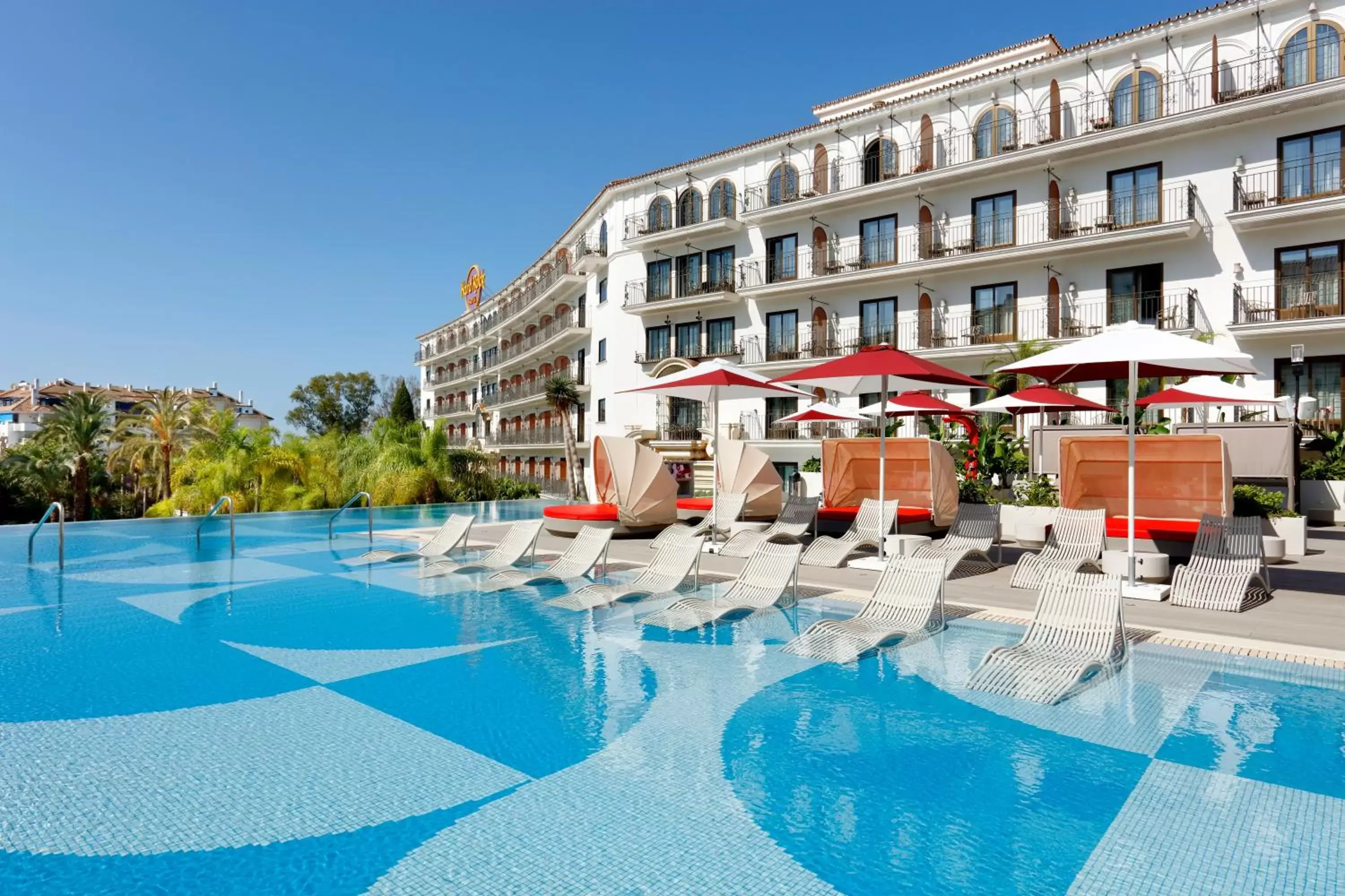 Property building, Swimming Pool in Hard Rock Hotel Marbella - Puerto Banús Adults Recommended