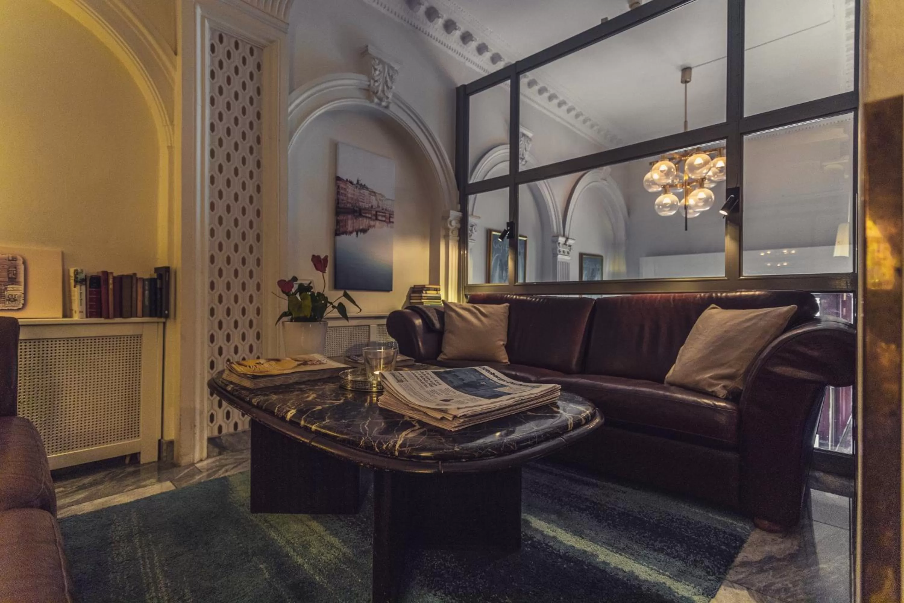 Seating area in Hotel Poseidon