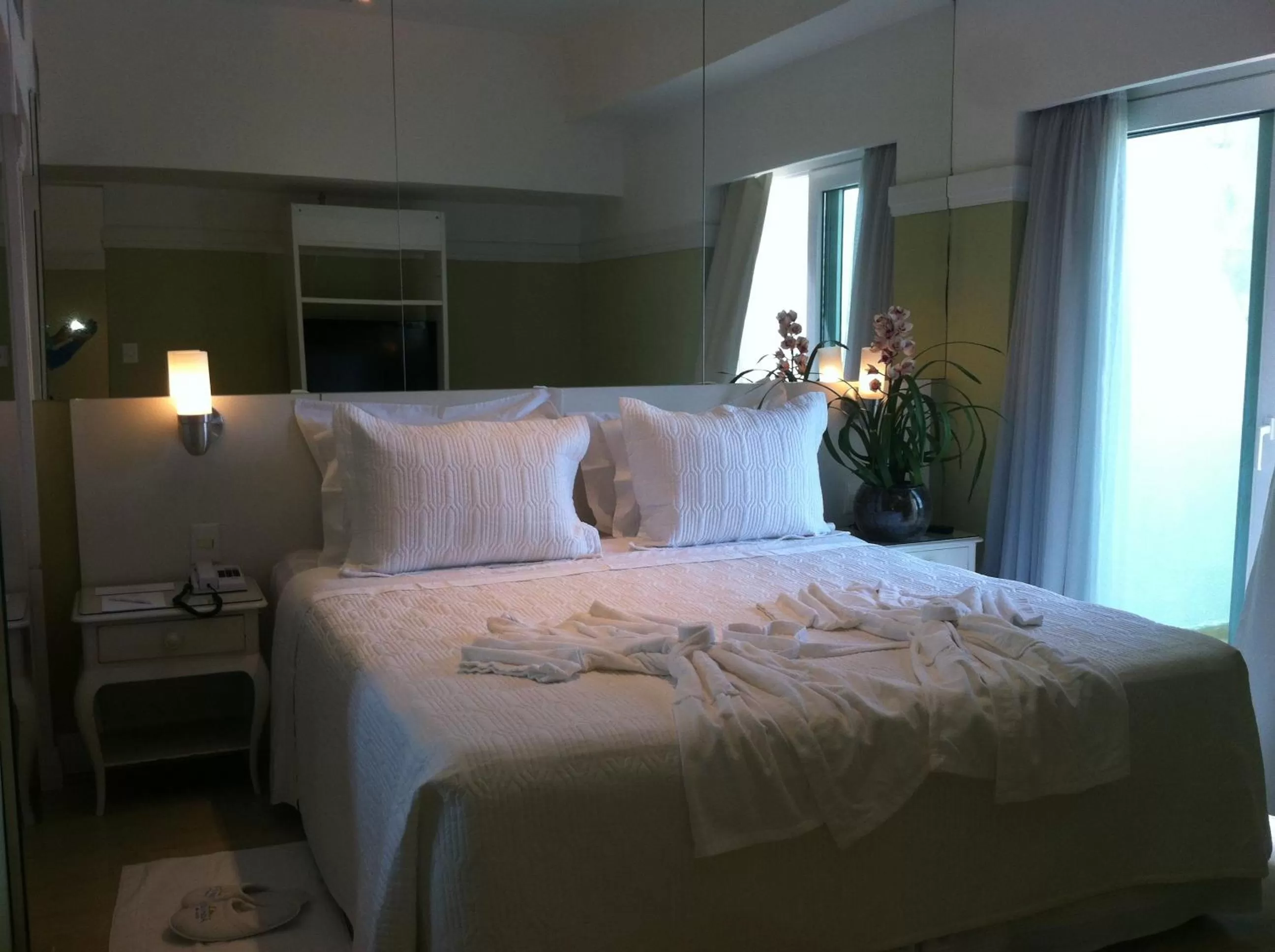 Bed in Olinda Rio Hotel