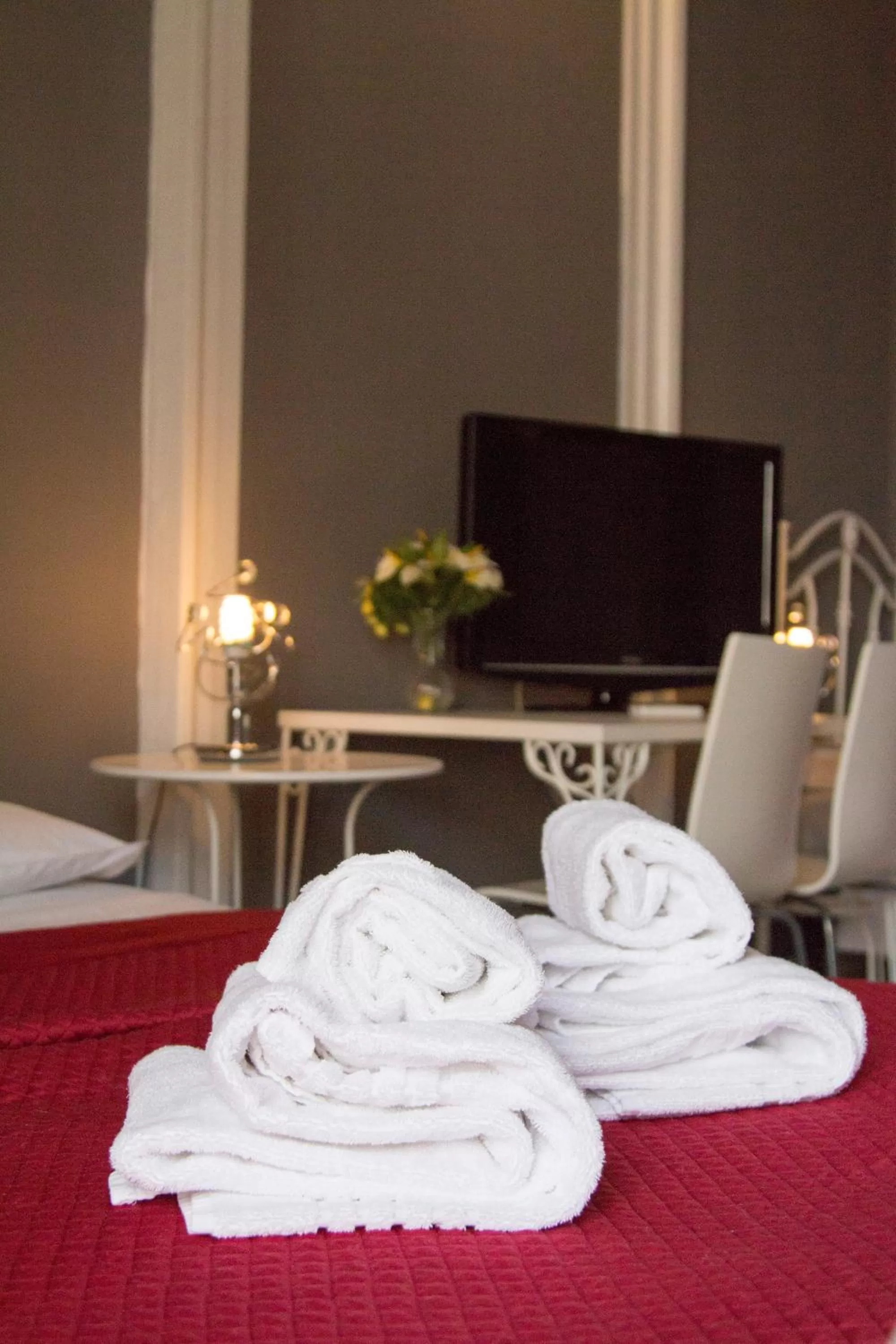 Decorative detail, Bed in Hotel Biscari