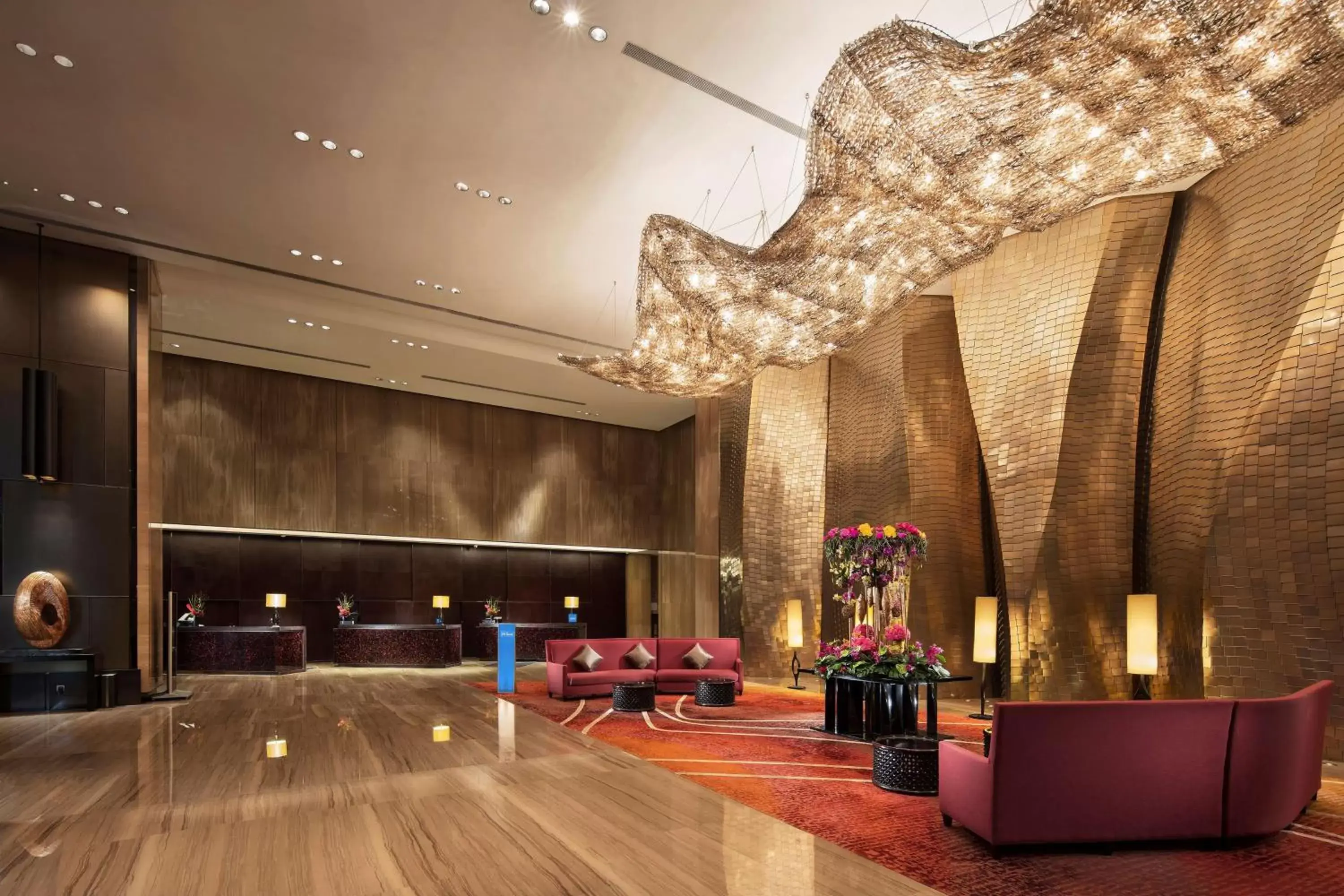 Lobby or reception in Hilton Guangzhou Tianhe