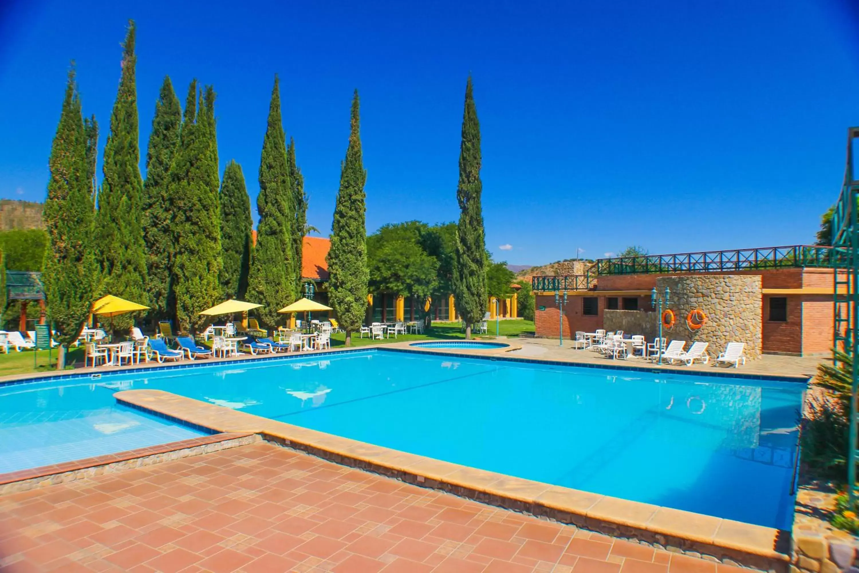 Children play ground, Swimming Pool in Hotel Los Parrales