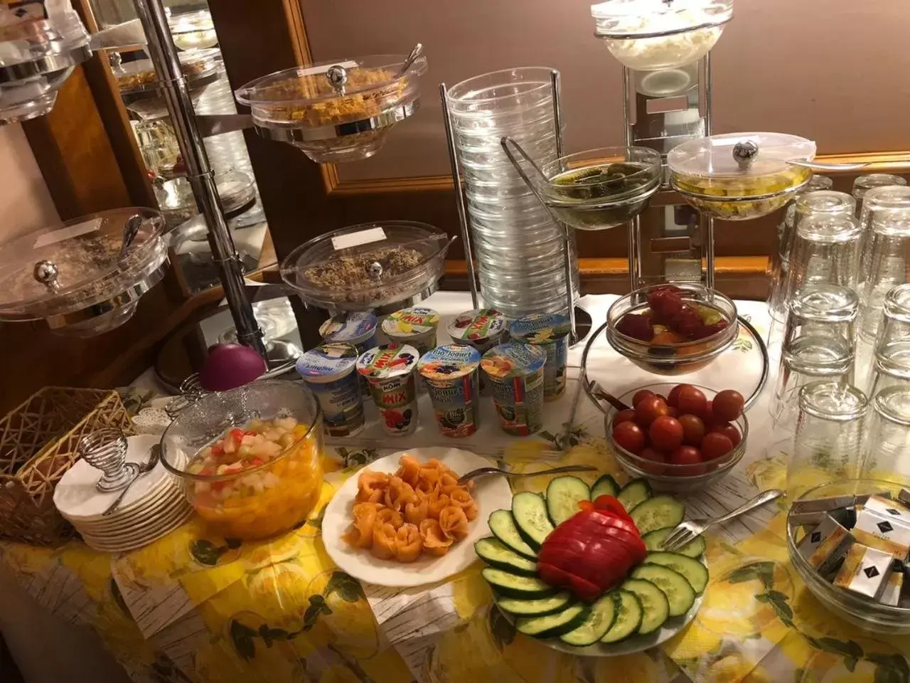 Food and drinks, Breakfast in Hotel Bajazzo