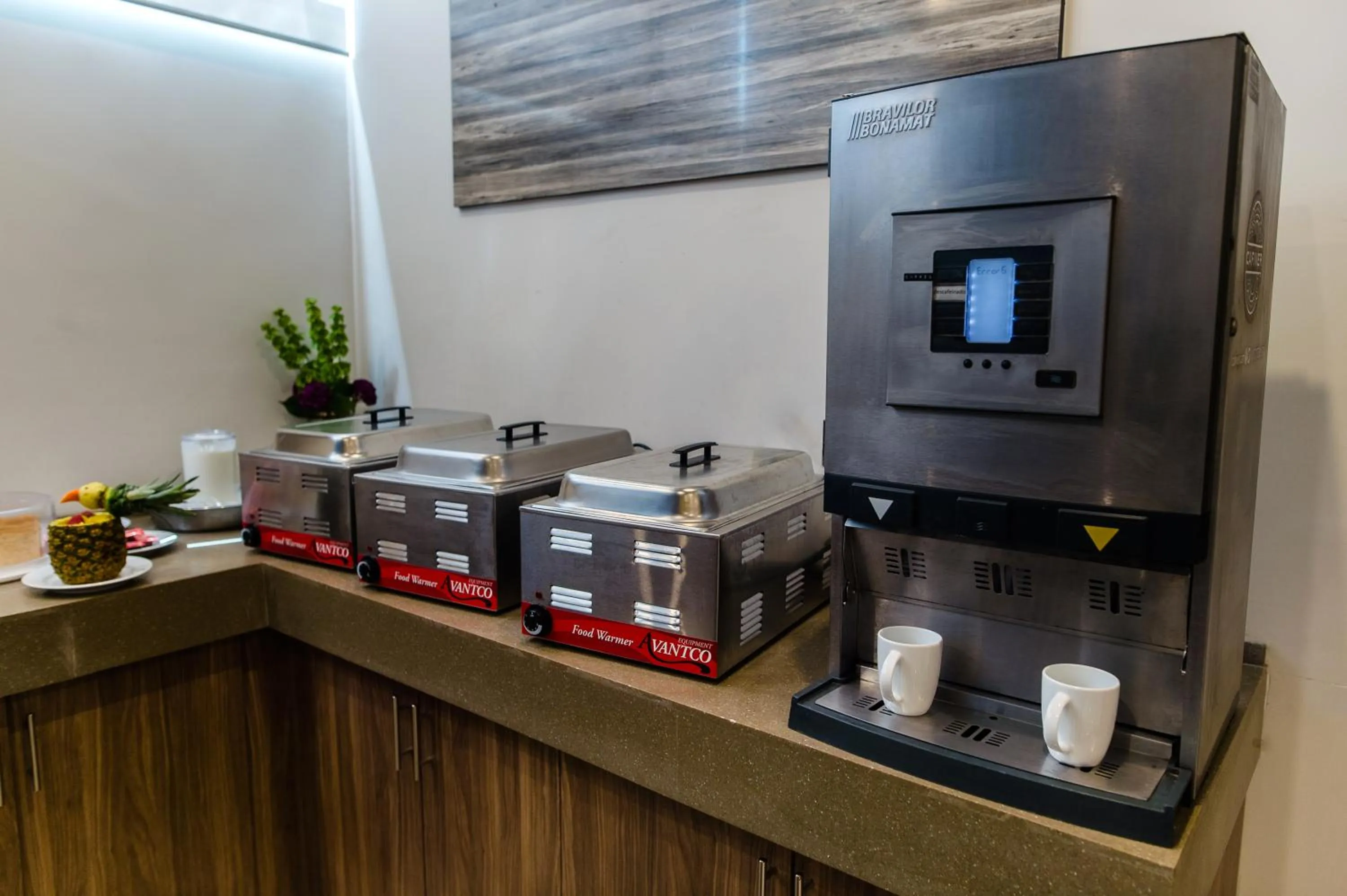 Buffet breakfast in Ocean View Beach Hotel