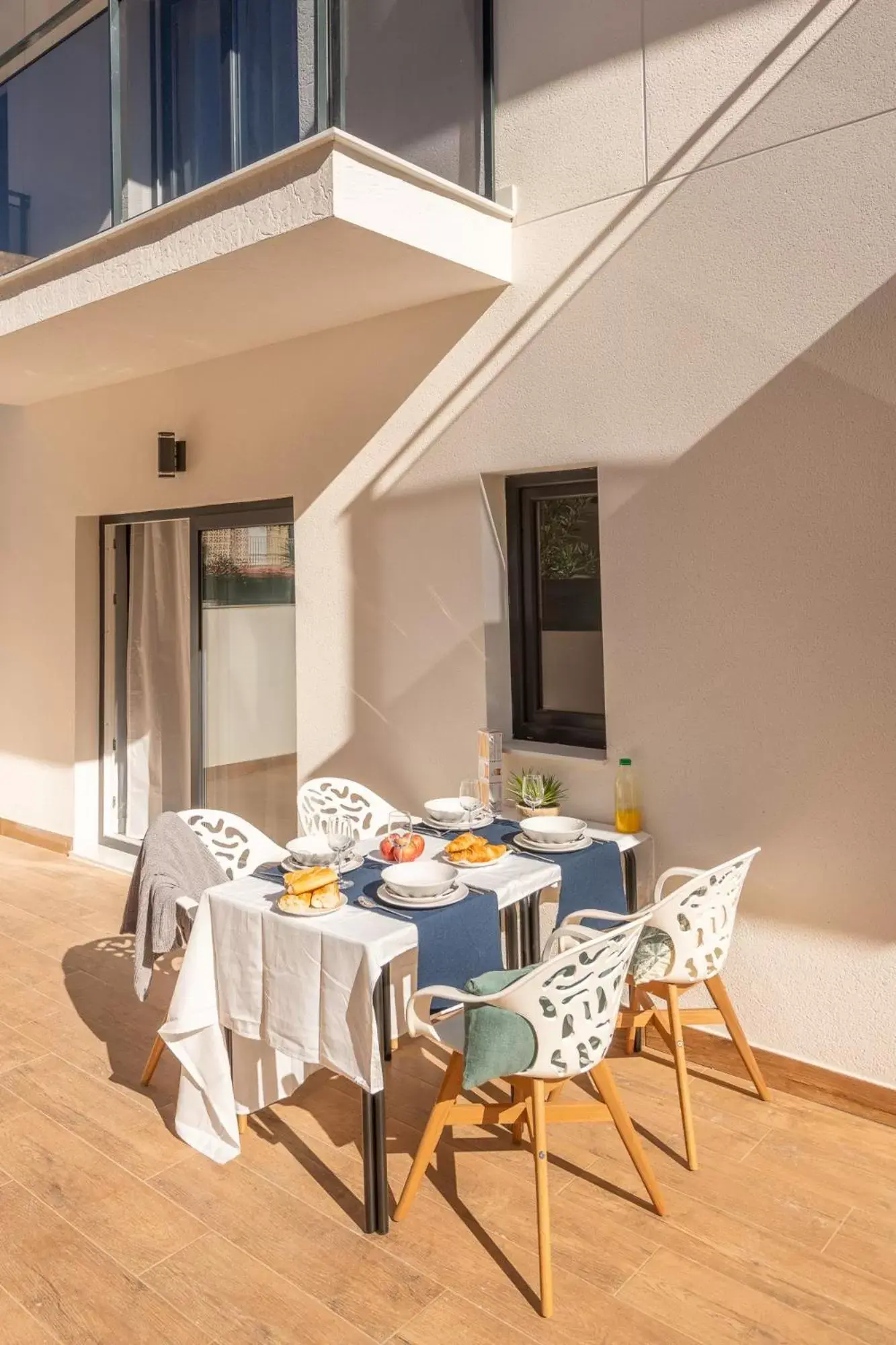 Patio in Santa Pola Apartments