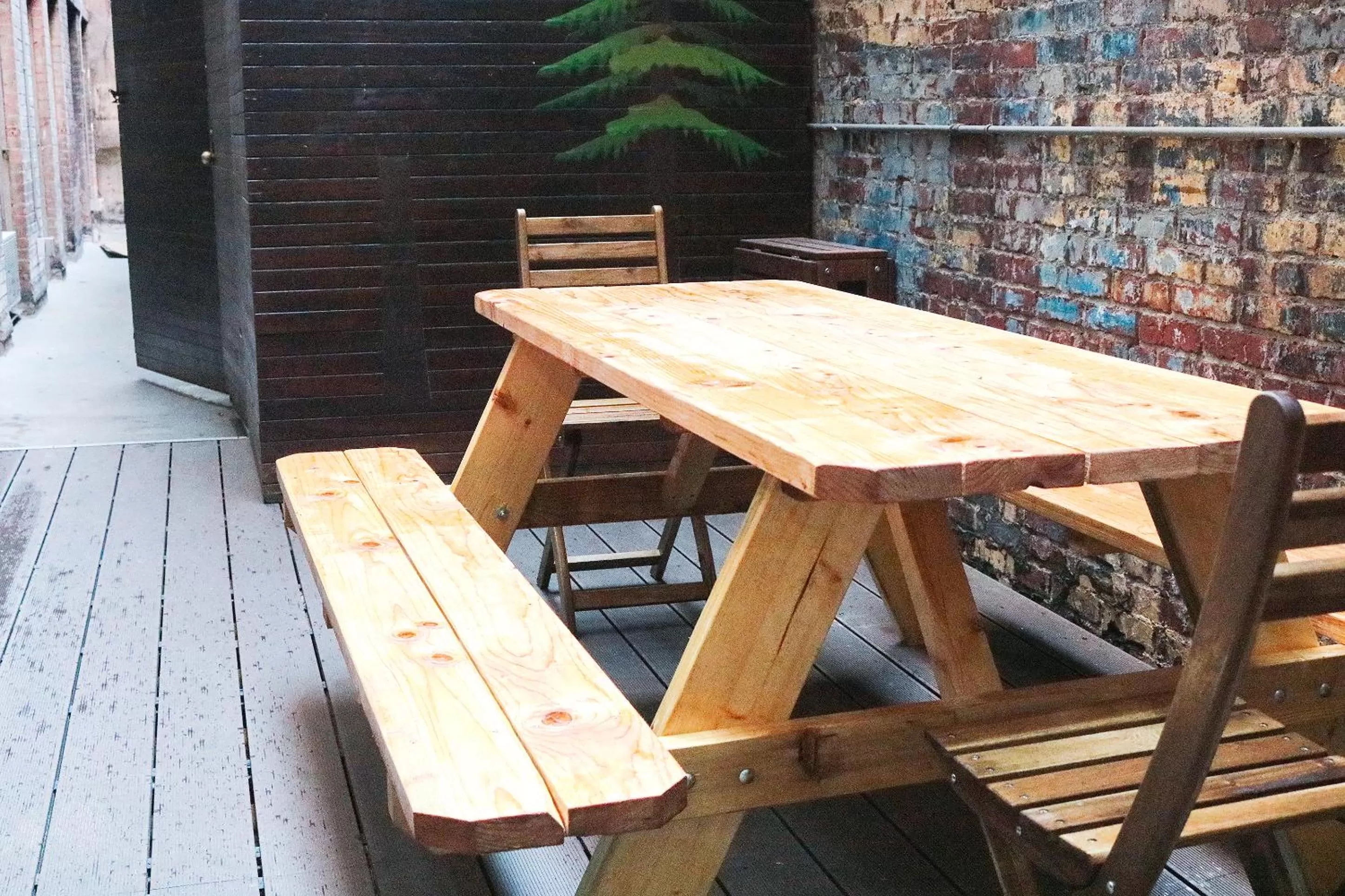 Patio in The Haas Suites
