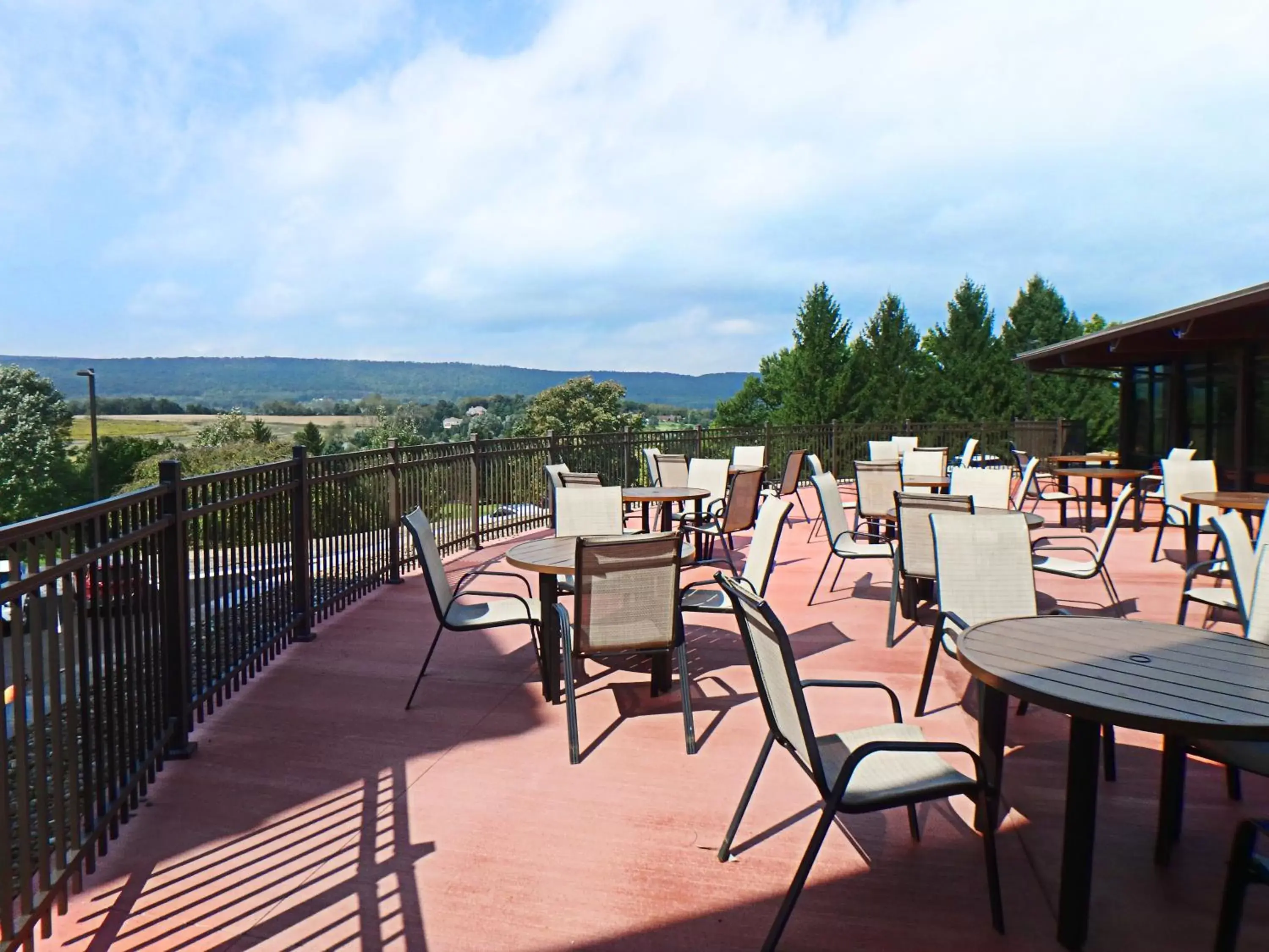 Patio in Wyndham Garden State College