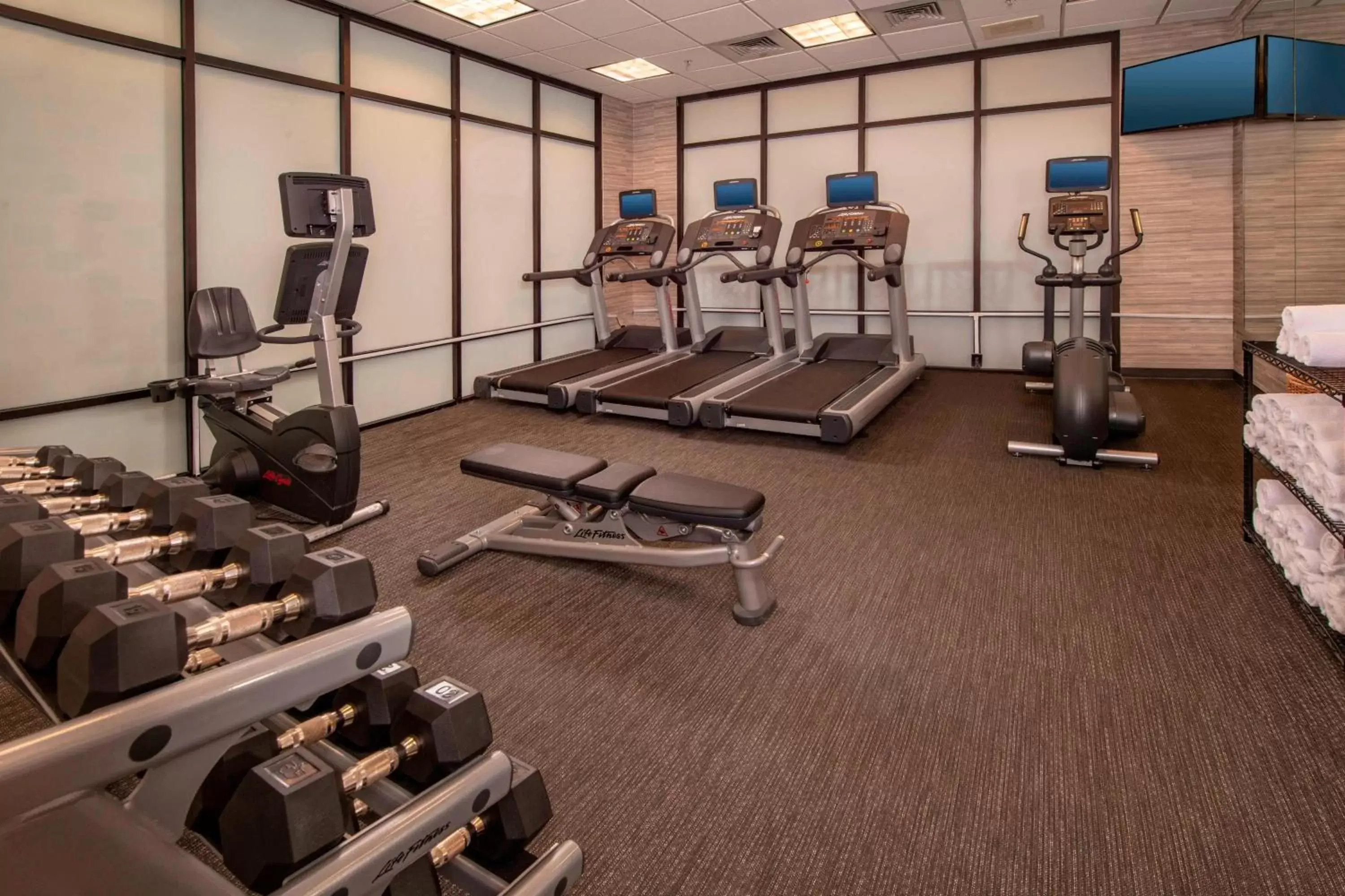 Fitness centre/facilities, Fitness Center/Facilities in Courtyard by Marriott Gaithersburg Washingtonian Center