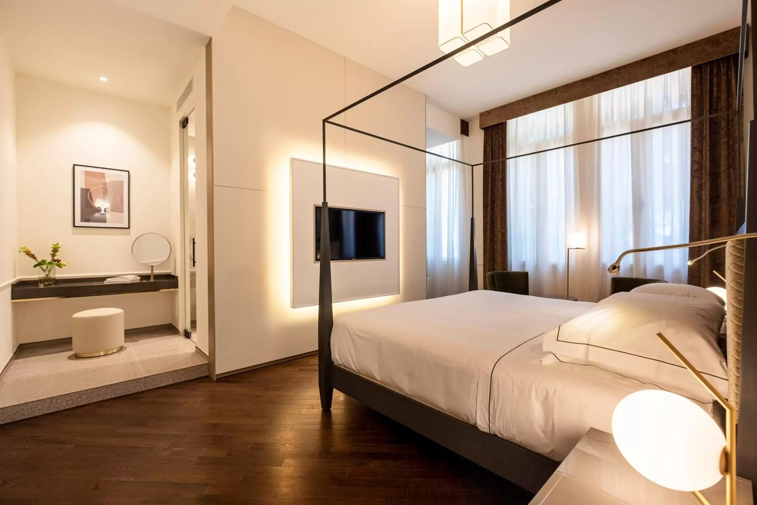 TV and multimedia, Bed in Hotel Villa Soligo - Small Luxury Hotels of the World