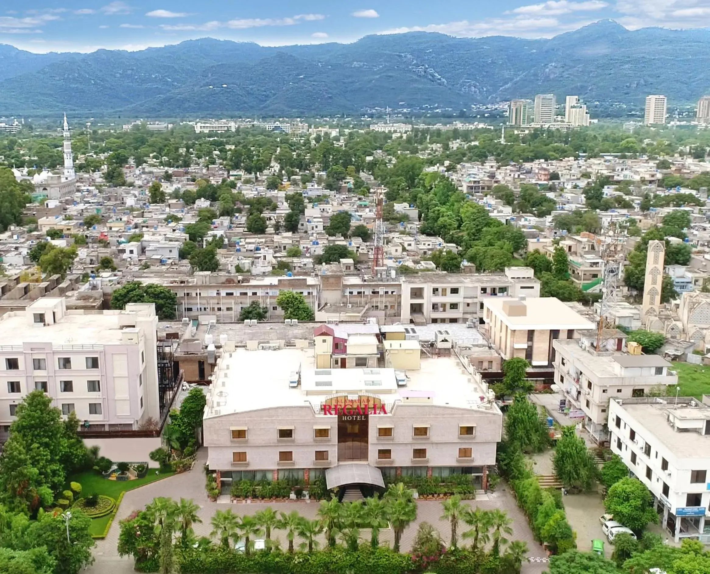 Bird's-eye View in Islamabad Regalia Hotel