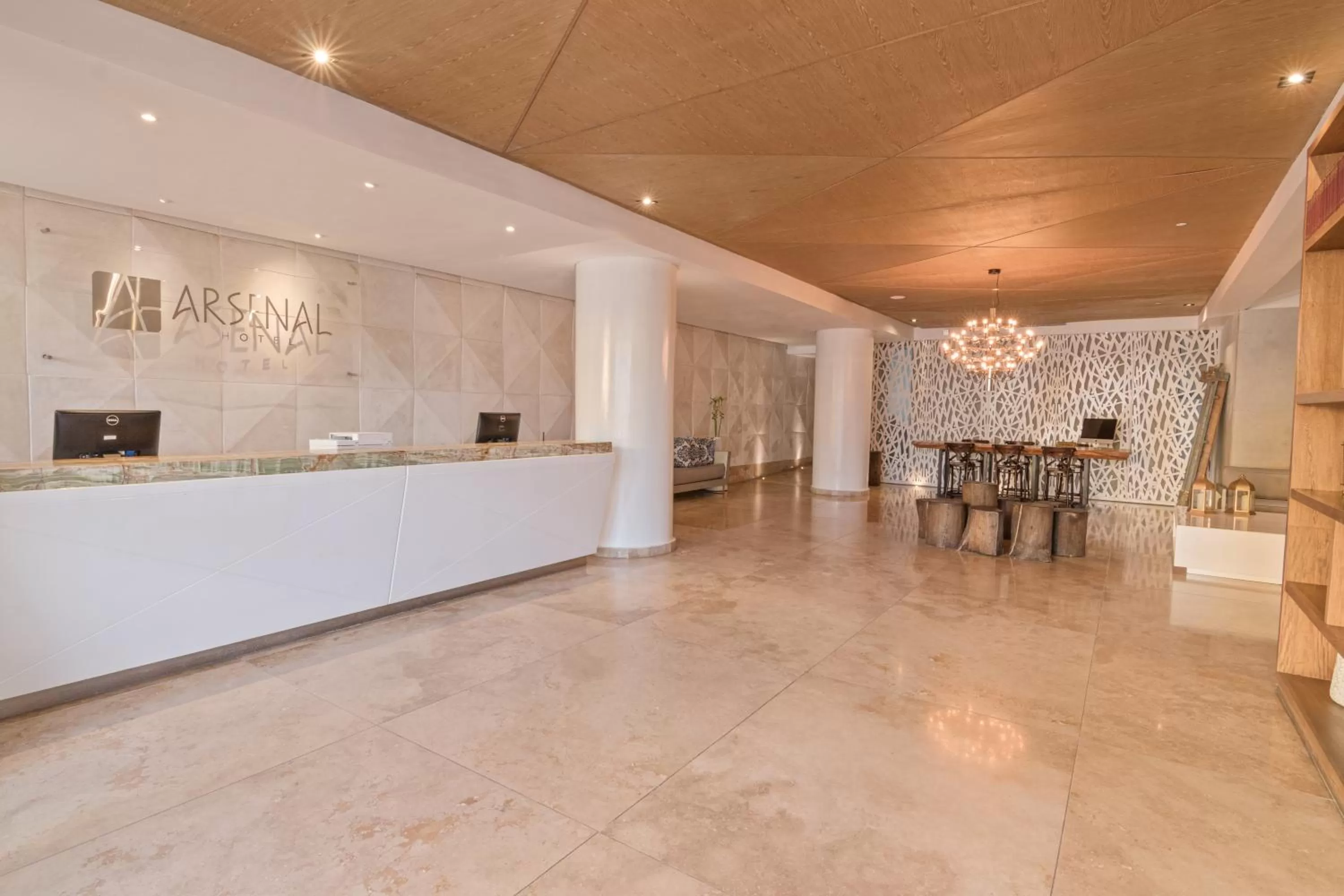 Lobby or reception in GHL Arsenal Hotel