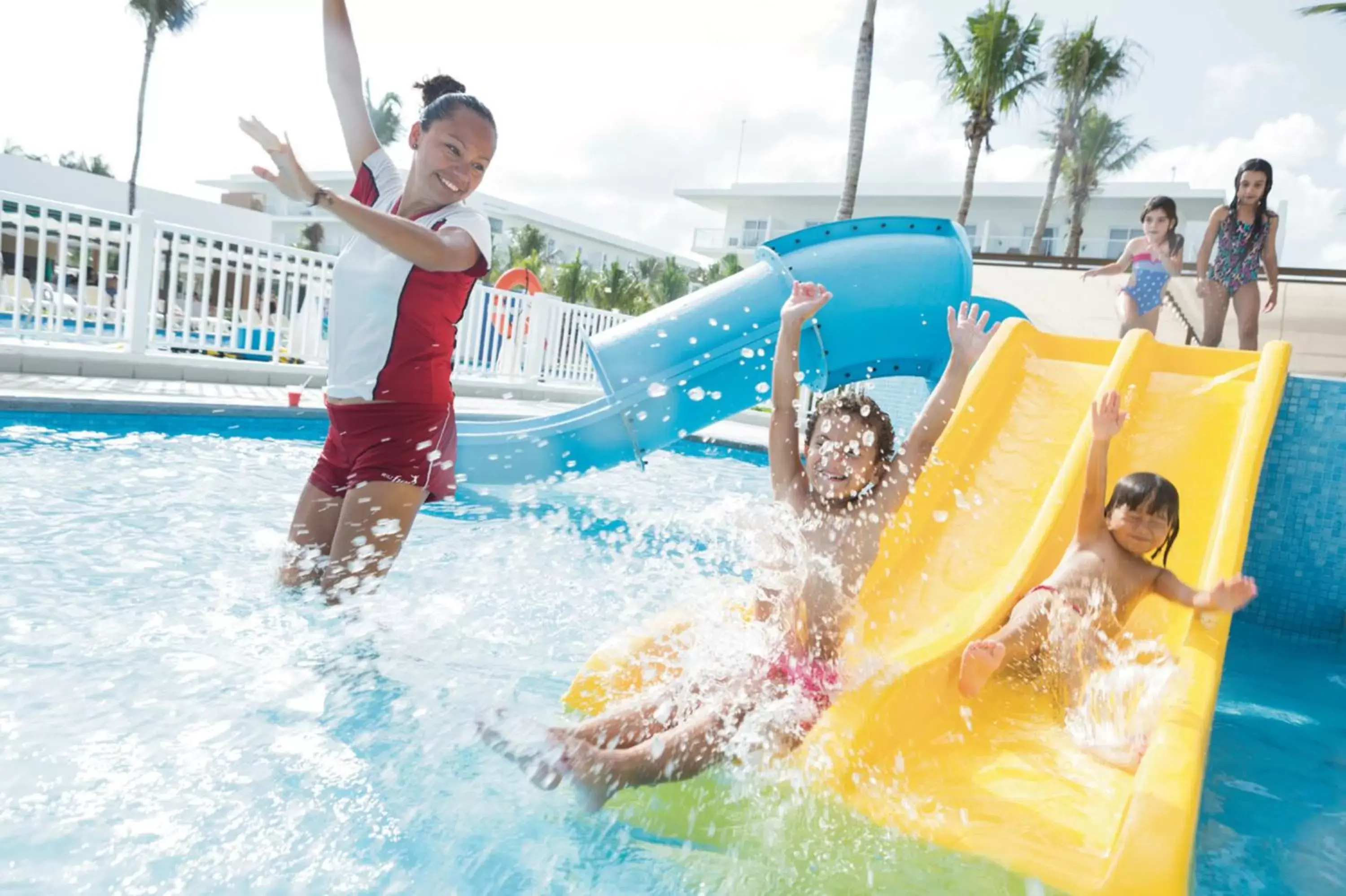 Swimming pool, Water Park in Riu Playacar - All Inclusive