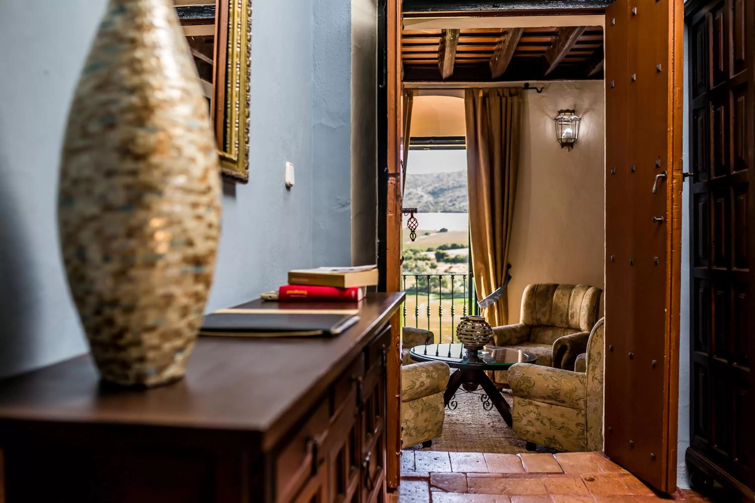 Balcony/Terrace in Hacienda El Santiscal Adults Only