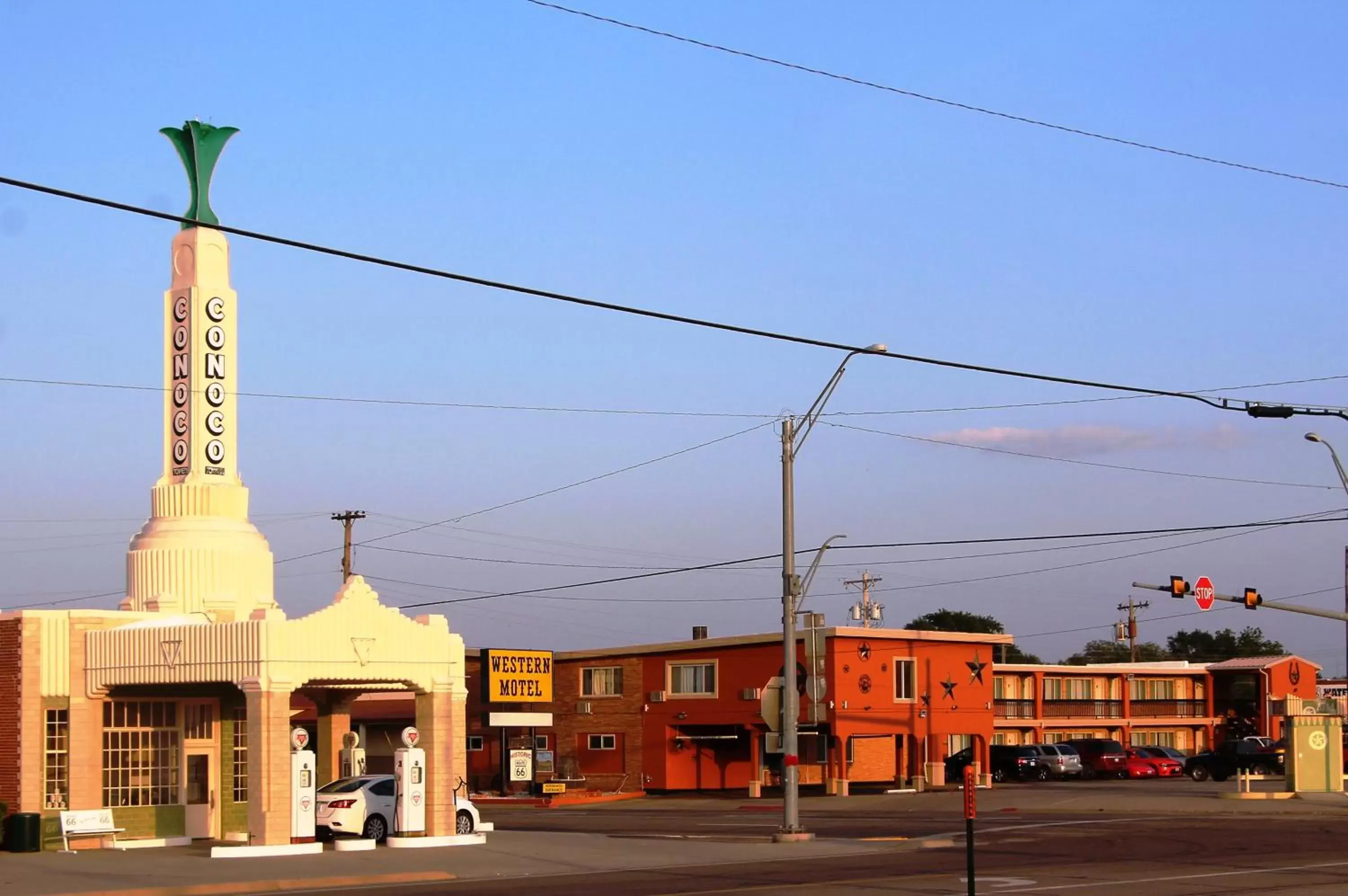 Property Building in Western Motel