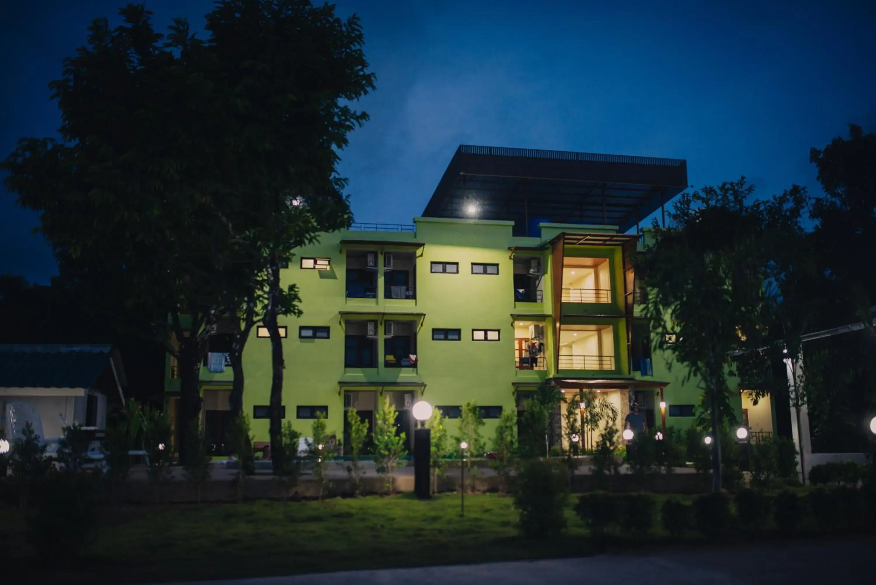 Night, Property Building in Morakot Lanta Resort