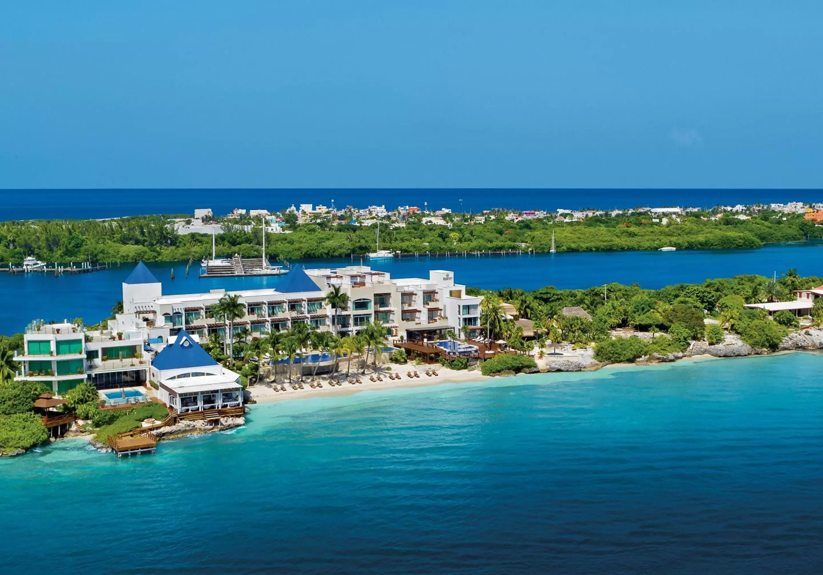 Neighbourhood, Bird's-eye View in Zoetry Villa Rolandi Isla Mujeres Cancun - All Inclusive