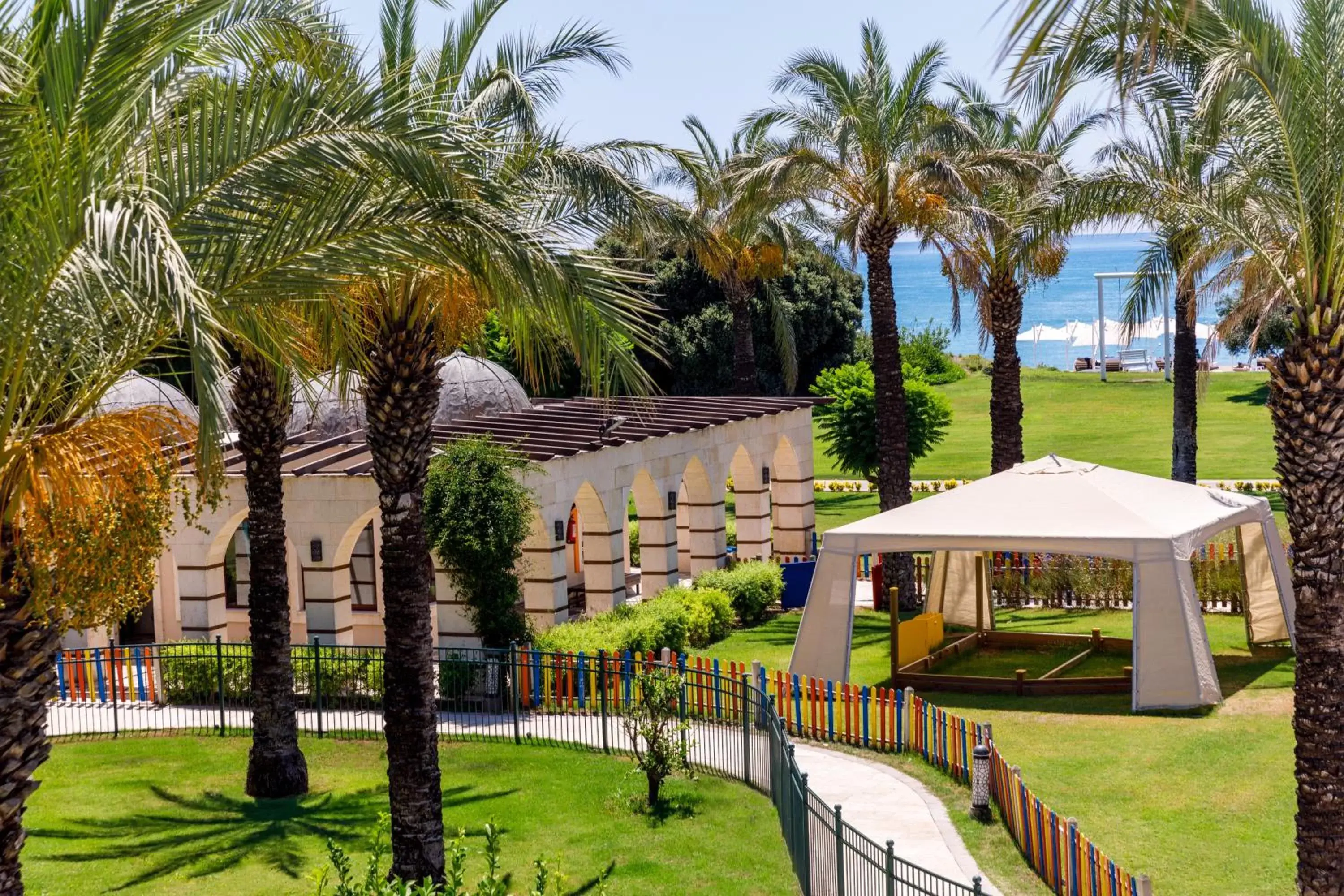 Property building, Garden in Kempinski Hotel The Dome Belek