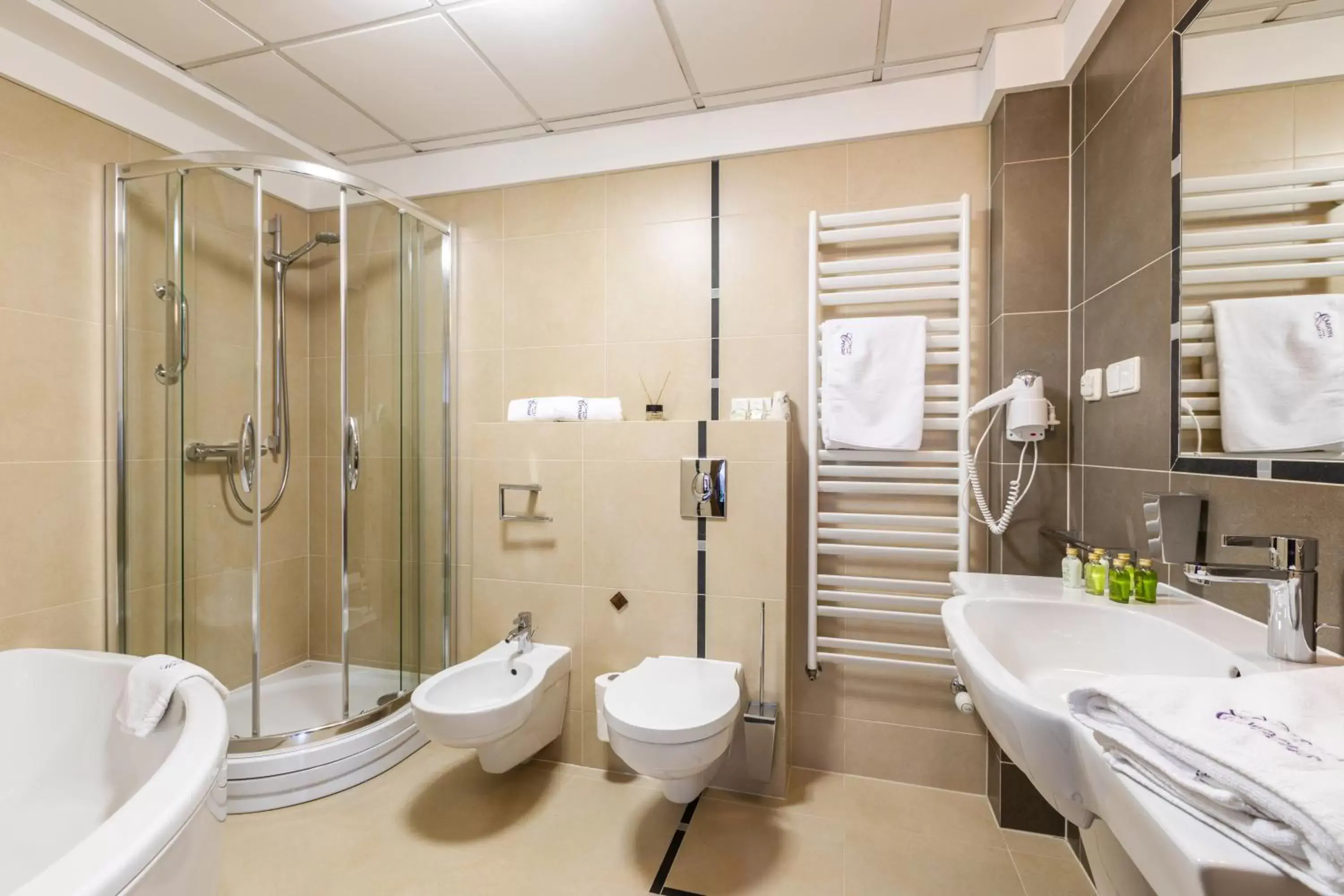 Shower, Bathroom in Hotel Crocus