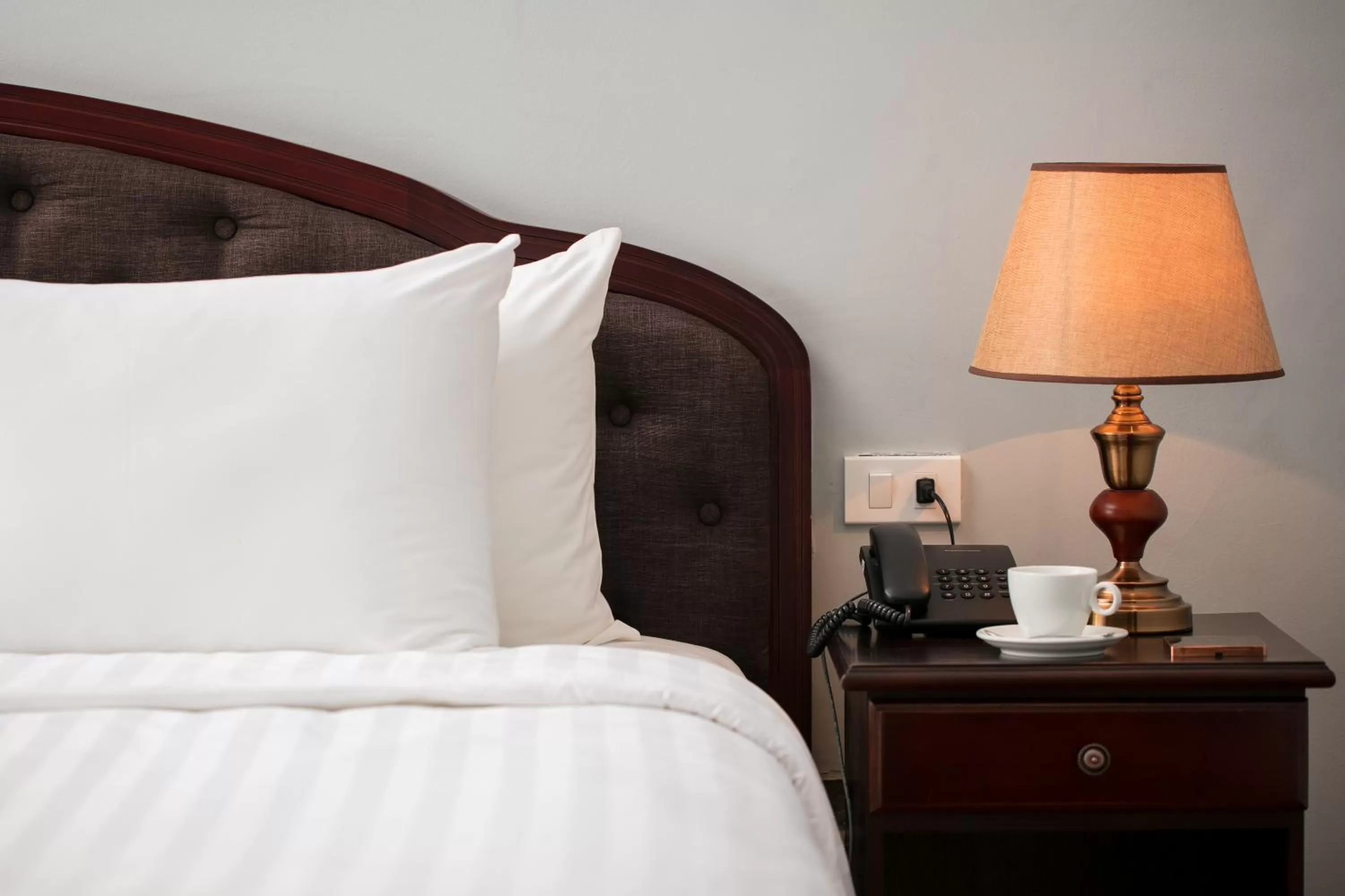 Decorative detail, Bed in Halais Hotel