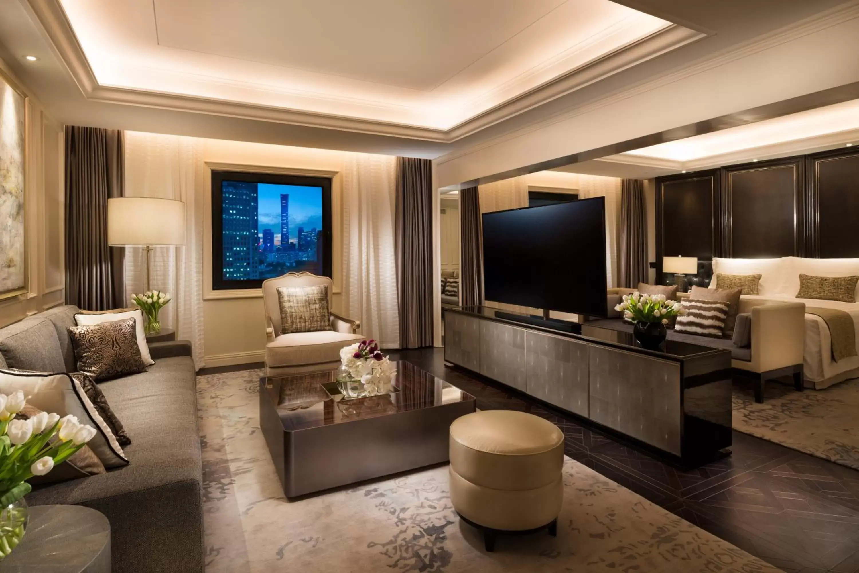 Bedroom, Seating Area in Kempinski Hotel Beijing Yansha Center