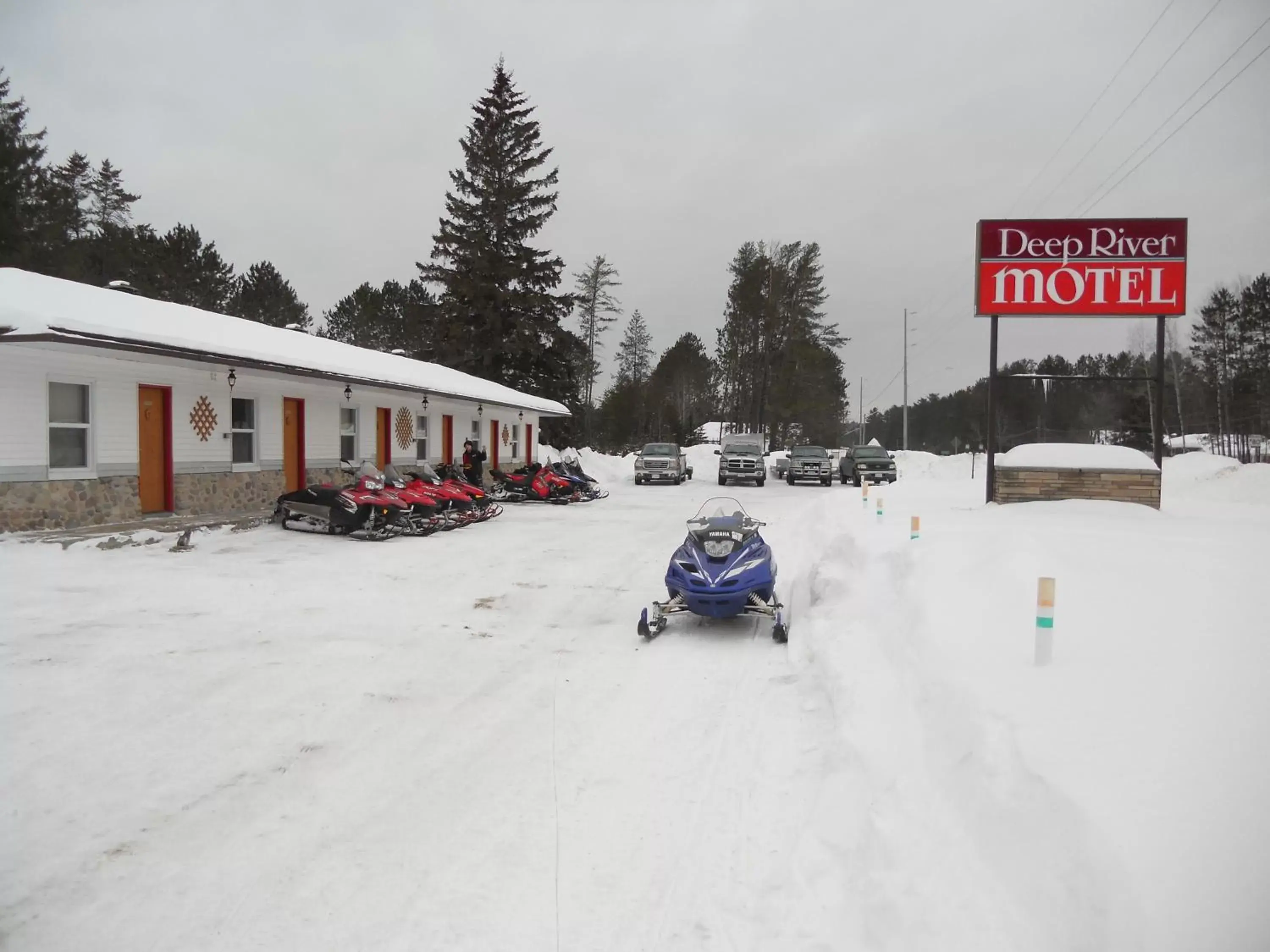 Winter in Deep River Motel