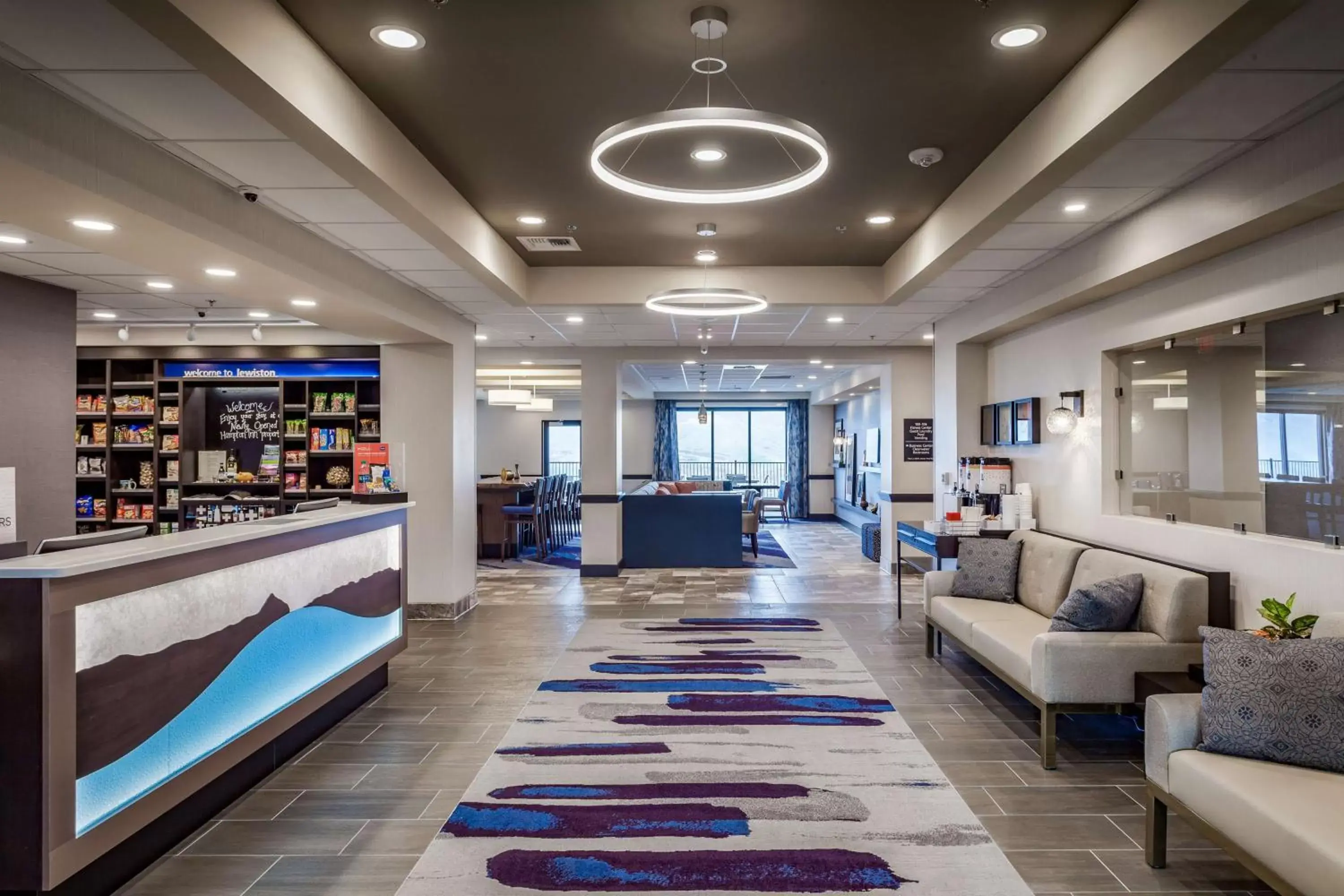 Lobby or reception in Hampton Inn Lewiston, ID